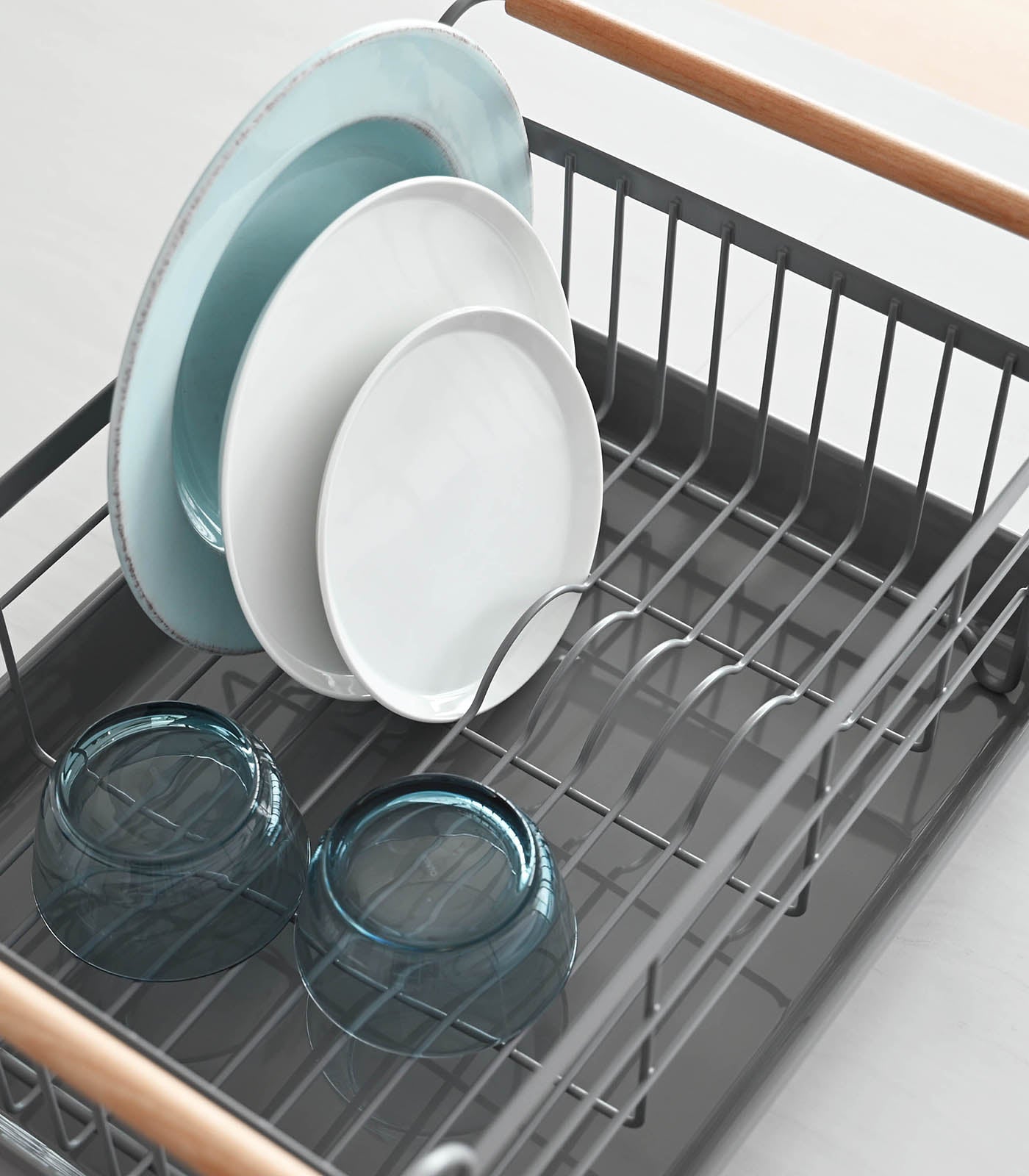 Dish Rack - Steel + Wood - Paranoid Ranch