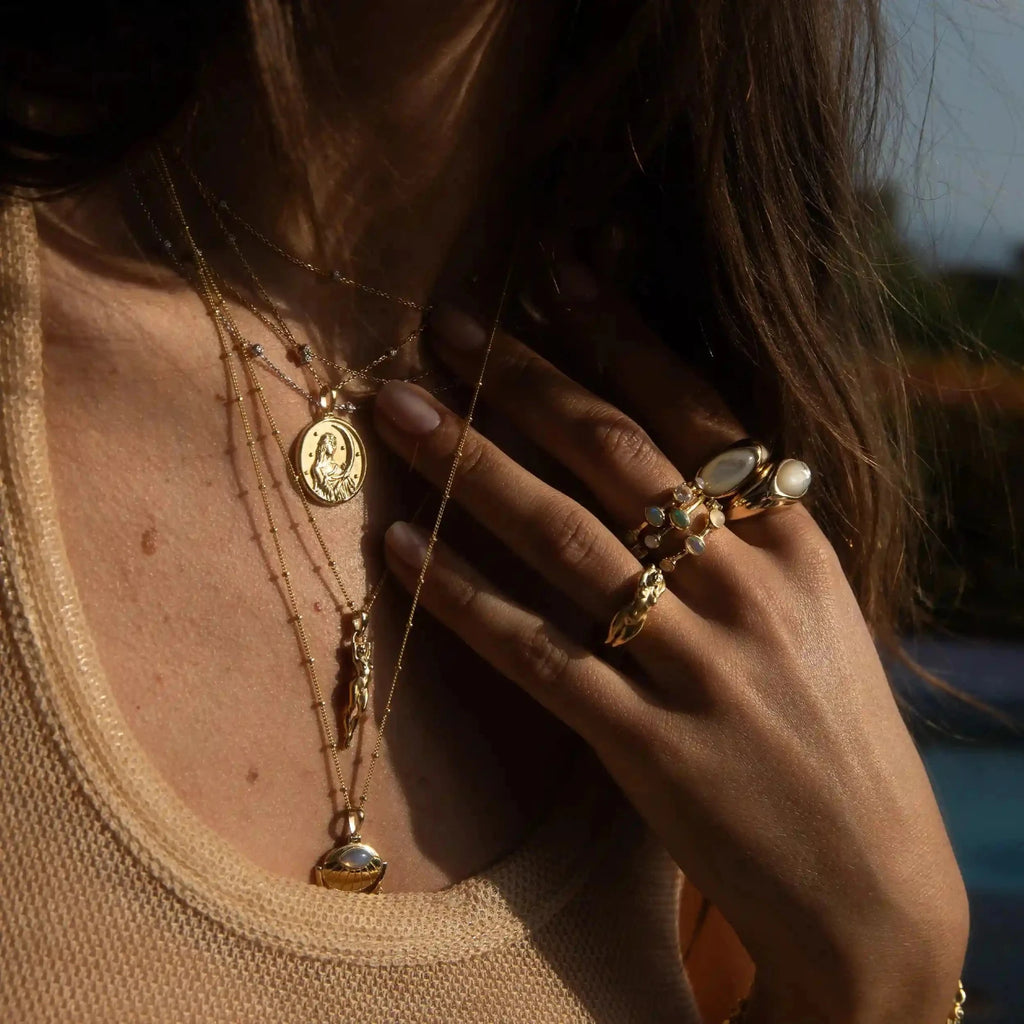 Divine Feminine Charm Necklace - Paranoid Ranch