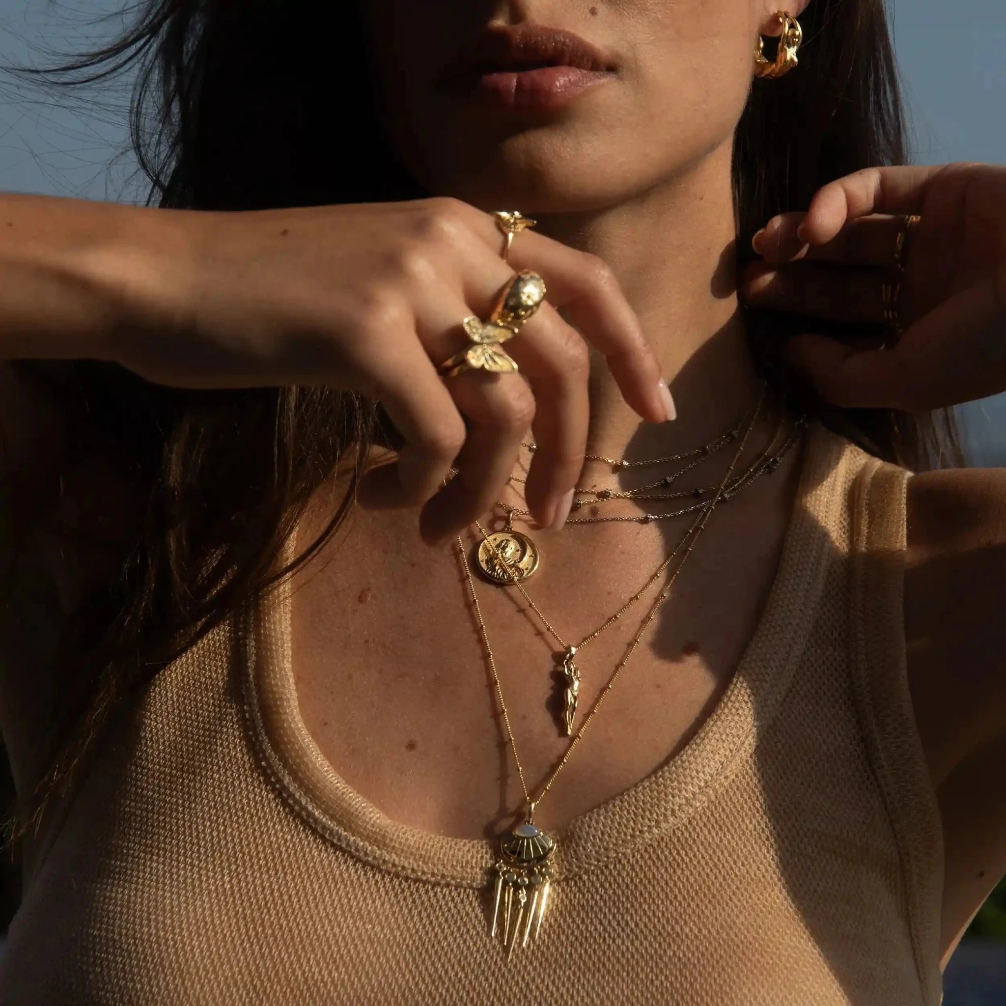 Divine Feminine Charm Necklace - Paranoid Ranch