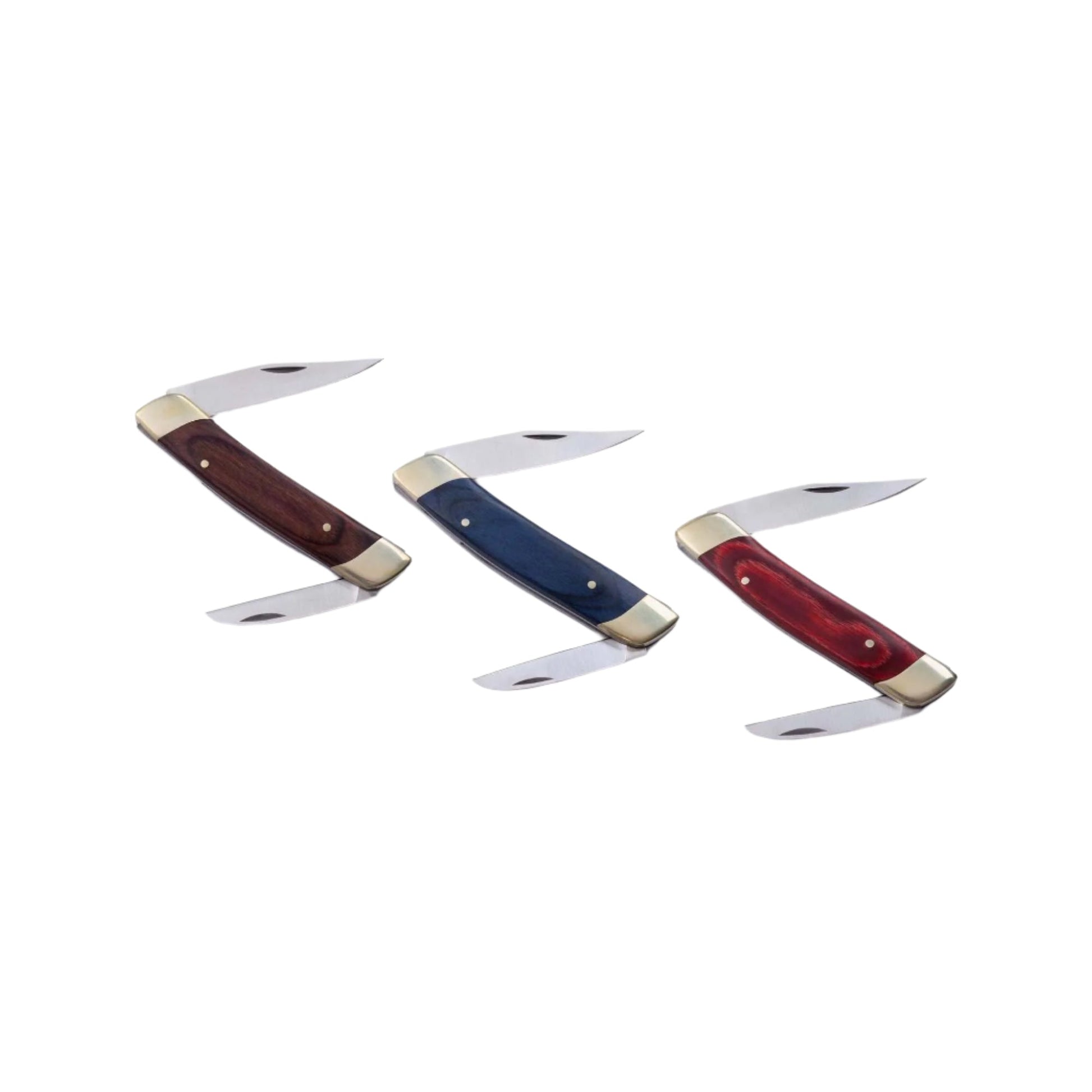 Double Blade Folding Pocket Knife - Paranoid Ranch