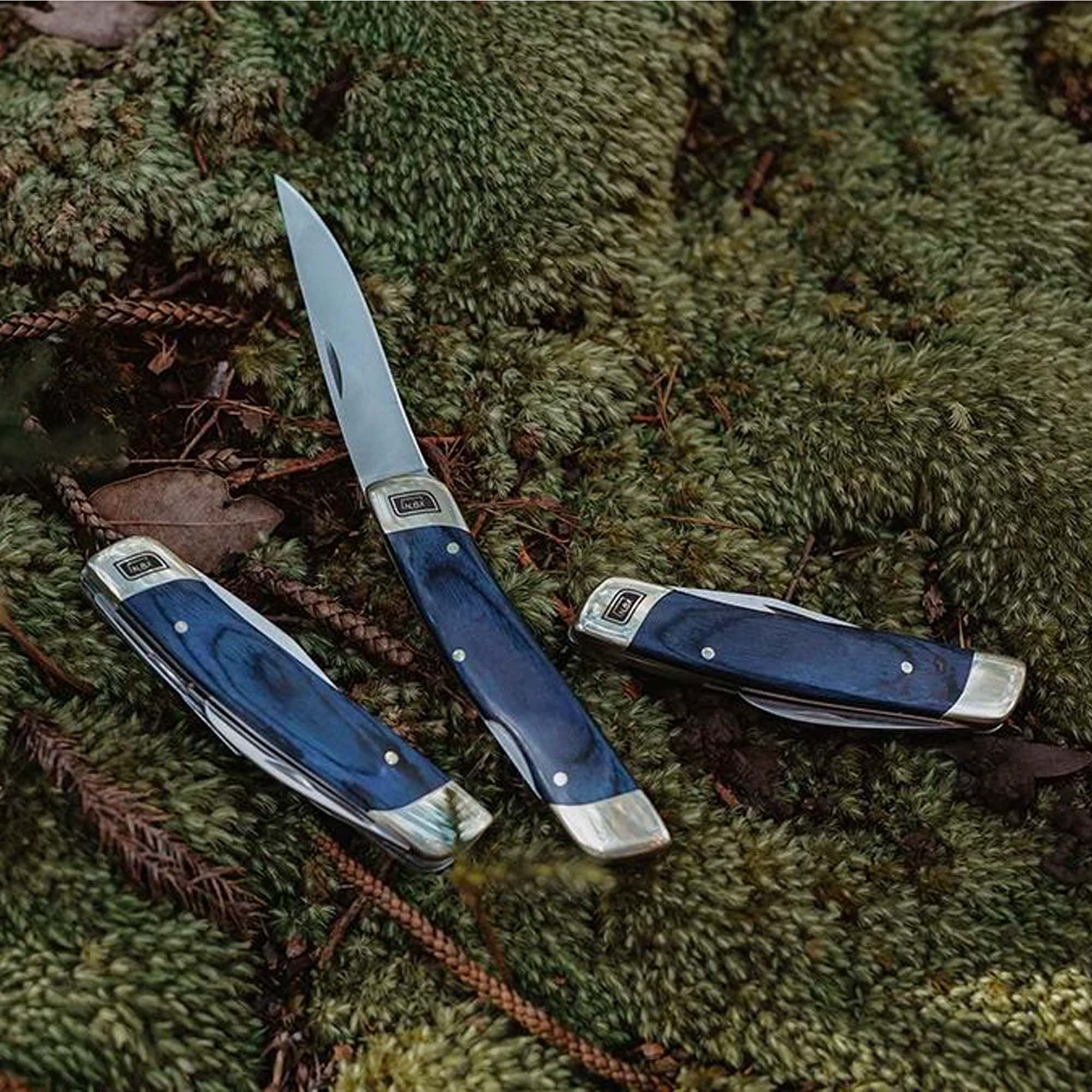 Double Blade Folding Pocket Knife - Paranoid Ranch