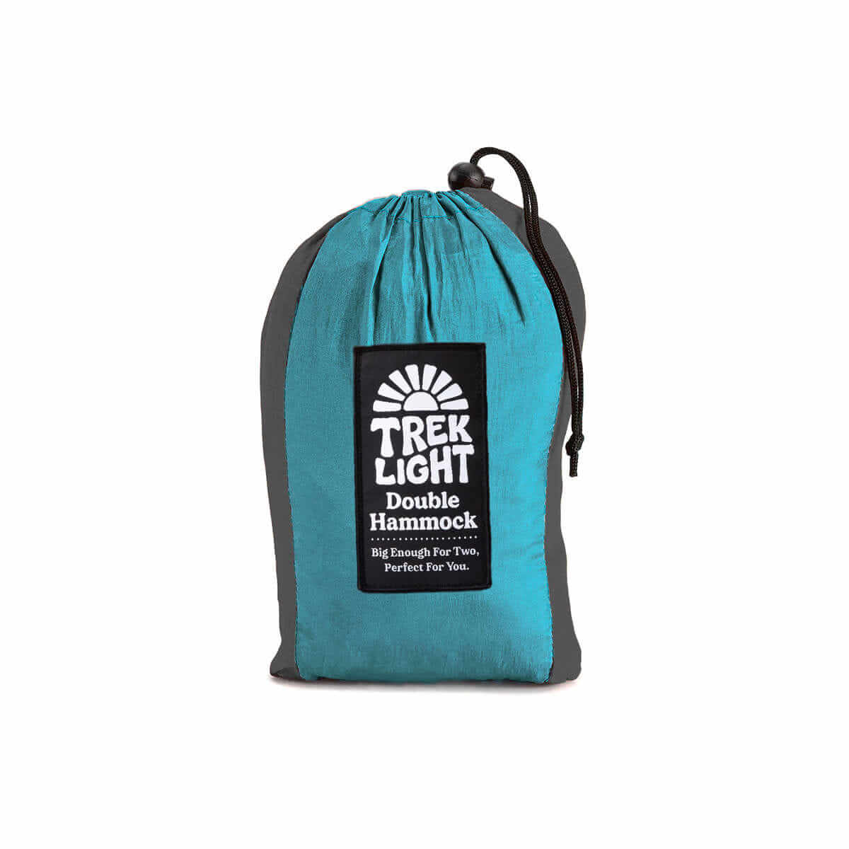 Double Hammock & Pro Hanging Straps (Aqua & Charcoal) - Paranoid Ranch