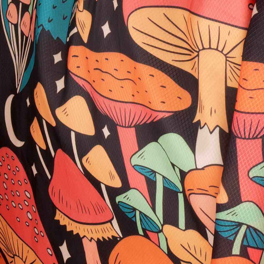 Double Hammock & Pro Hanging Straps (Midnight Mushroom Print) - Paranoid Ranch