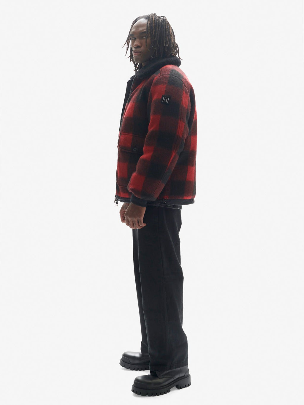 Down Field Jacket - Red/Black Plaid - Paranoid Ranch