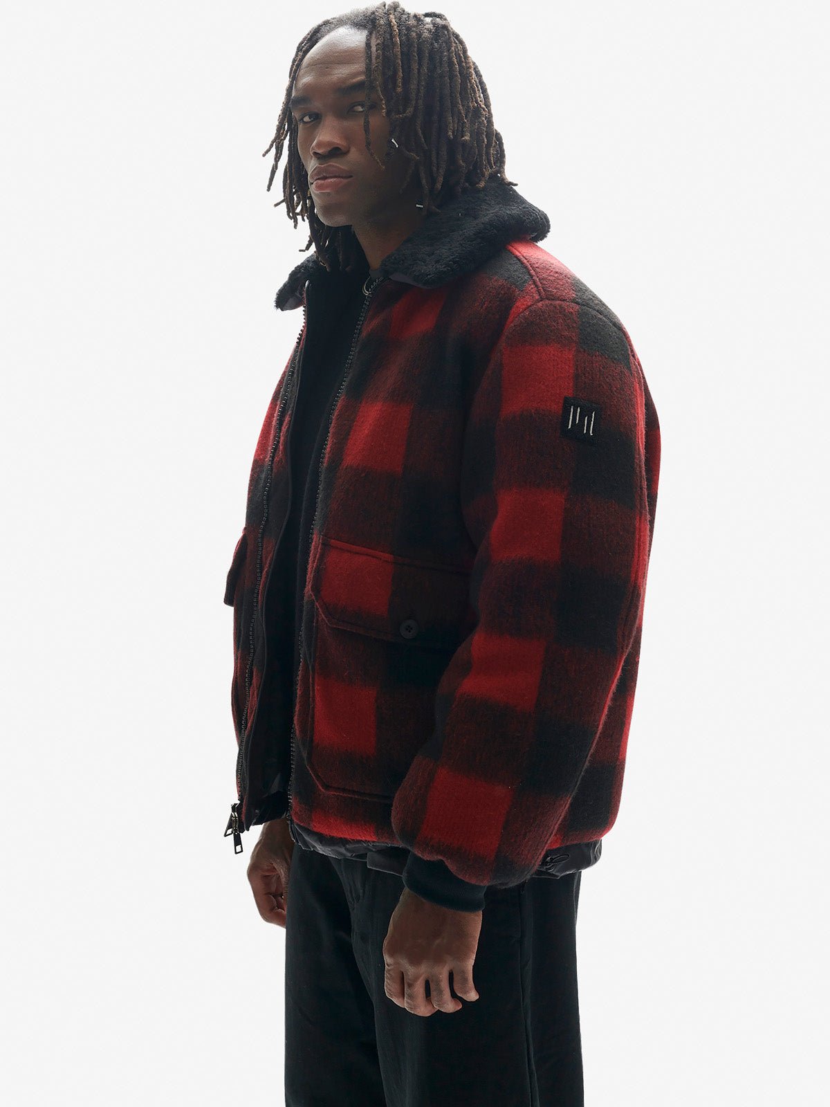 Down Field Jacket - Red/Black Plaid - Paranoid Ranch