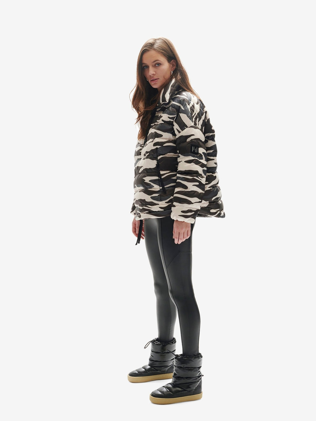 Down Half Zip - Zebra - Paranoid Ranch