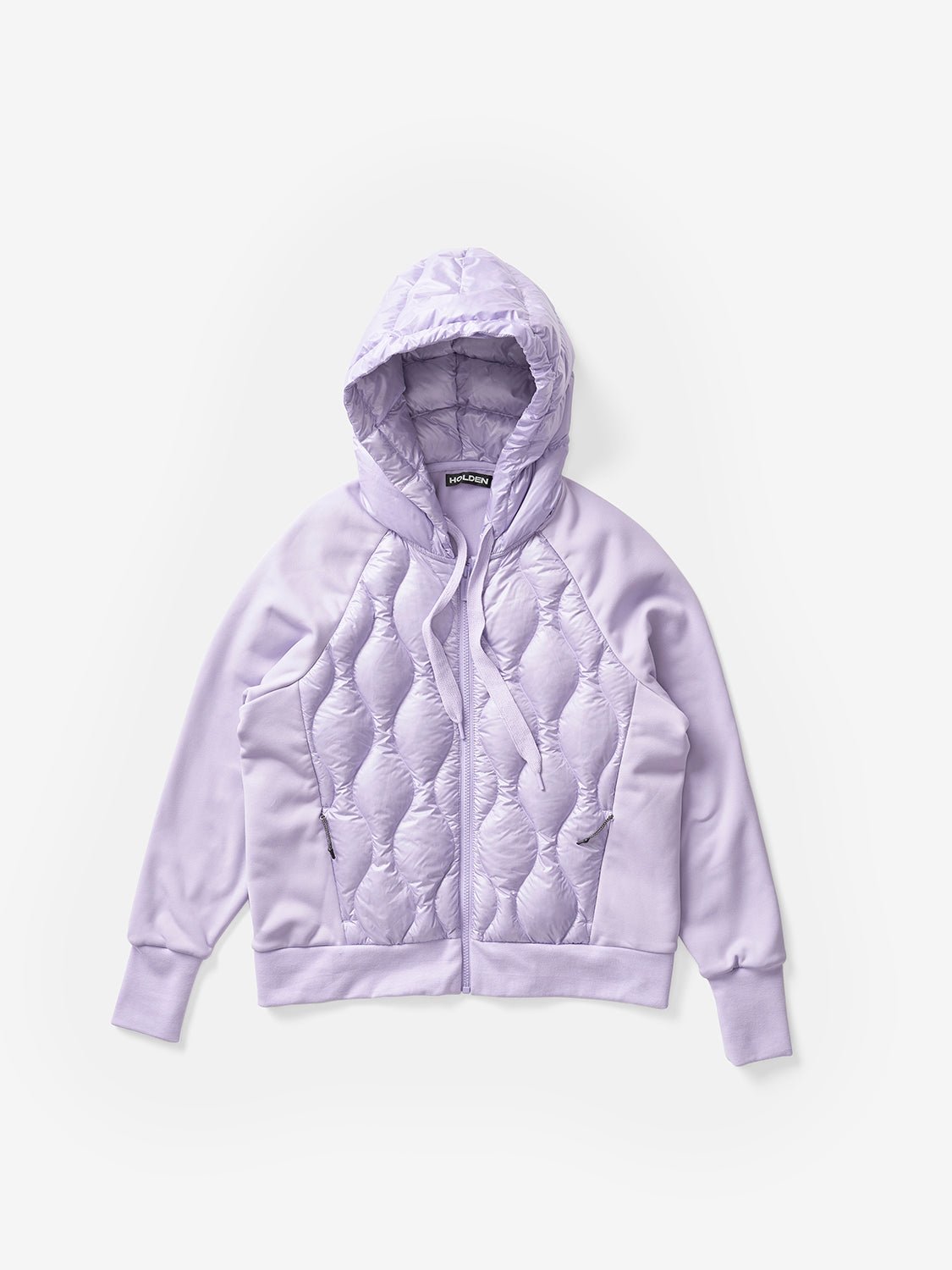 Down Zip Hoodie - Lavender - Paranoid Ranch