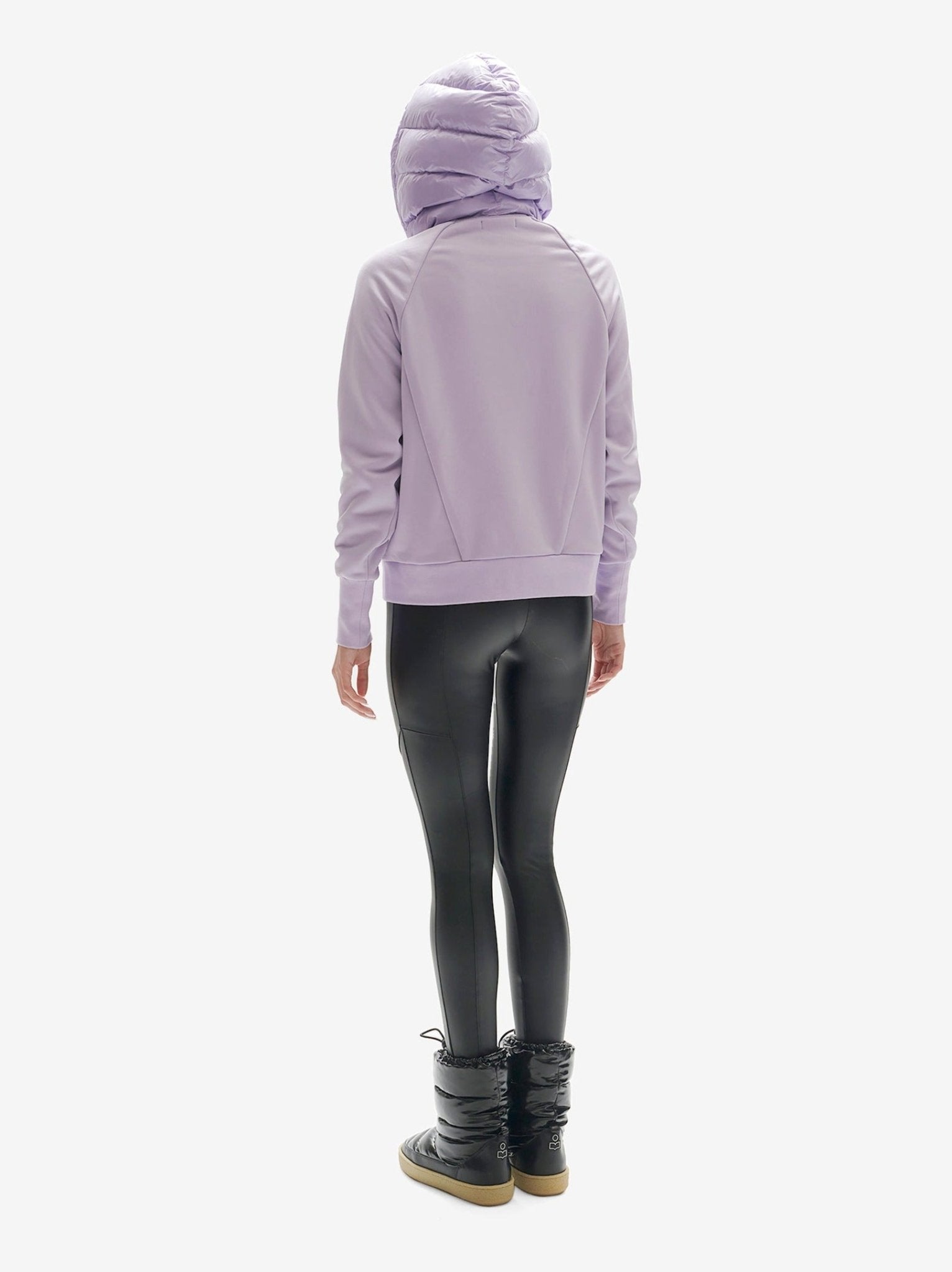 Down Zip Hoodie - Lavender - Paranoid Ranch
