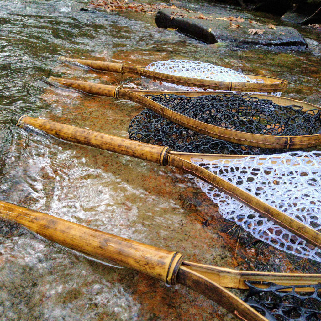 Downstream - Bamboo Fly Fishing Landing Net/Hand Net