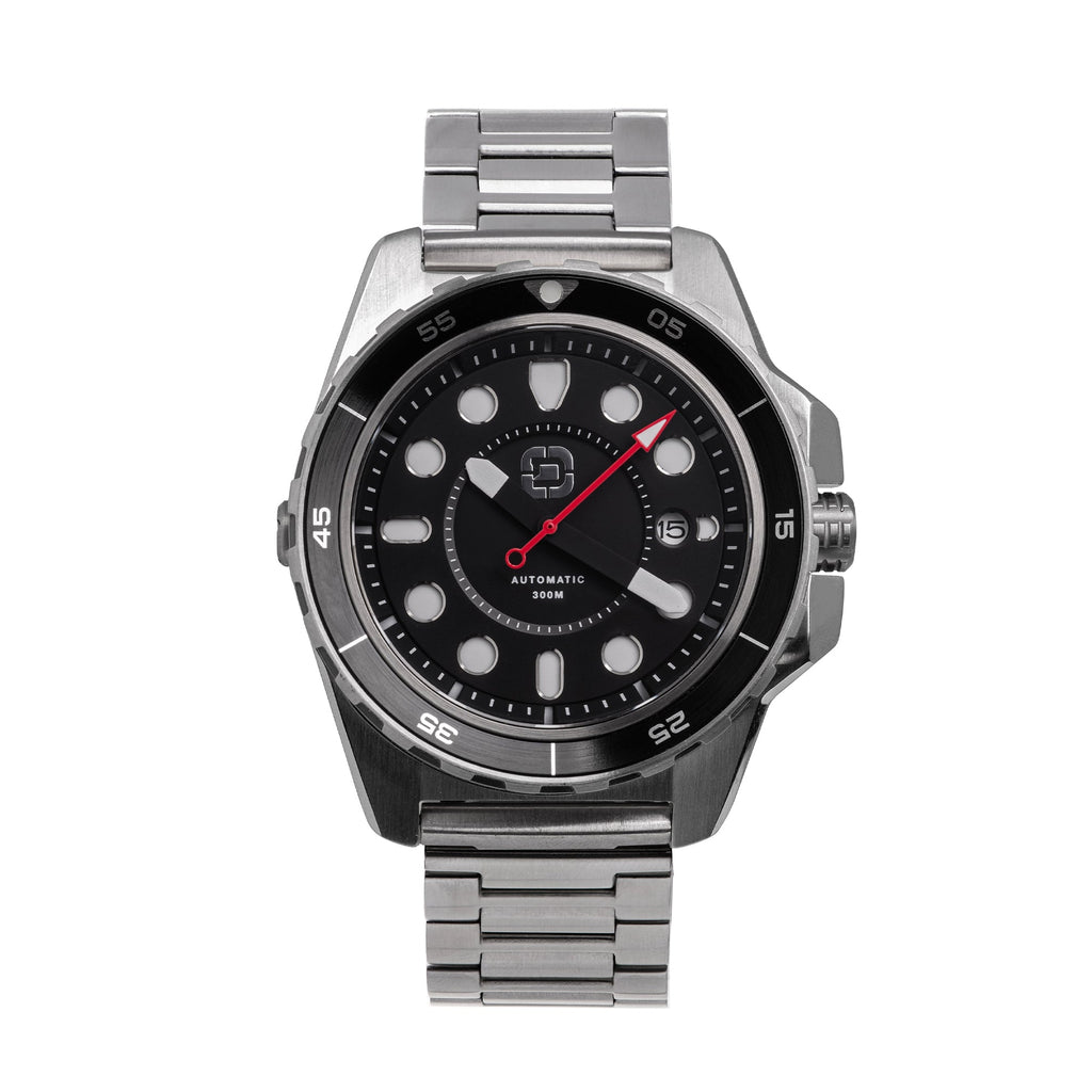 DV-02 - Automatic Dive Watch with Metal Bracelet - Paranoid Ranch