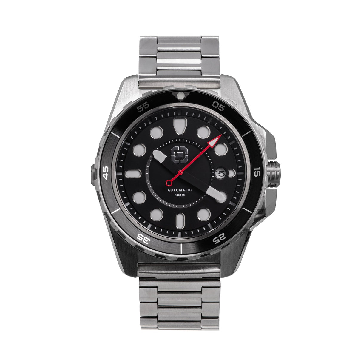 DV-02 - Automatic Dive Watch with Metal Bracelet - Paranoid Ranch