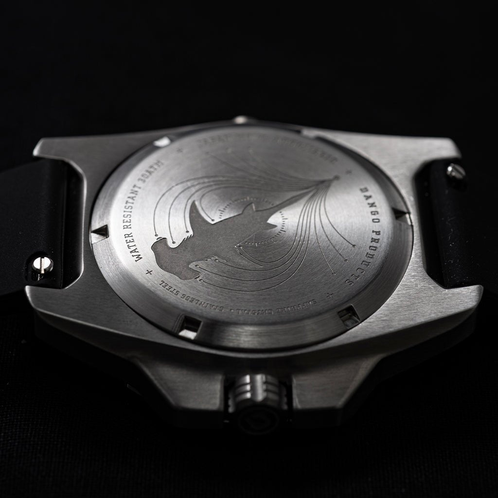 DV - 02 - Automatic Dive Watch With Silicone Sport Strap - Paranoid Ranch