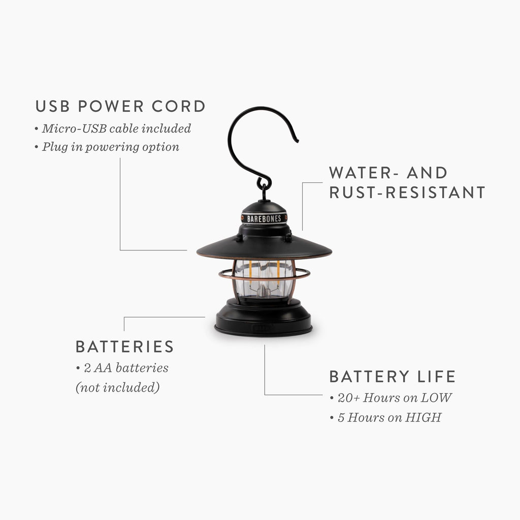 Edison Mini Lantern - Paranoid Ranch