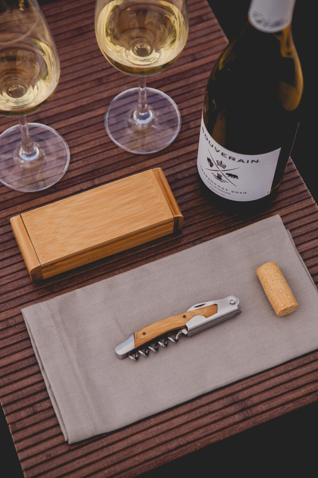 Elan Deluxe Corkscrew In Bamboo Box - Paranoid Ranch