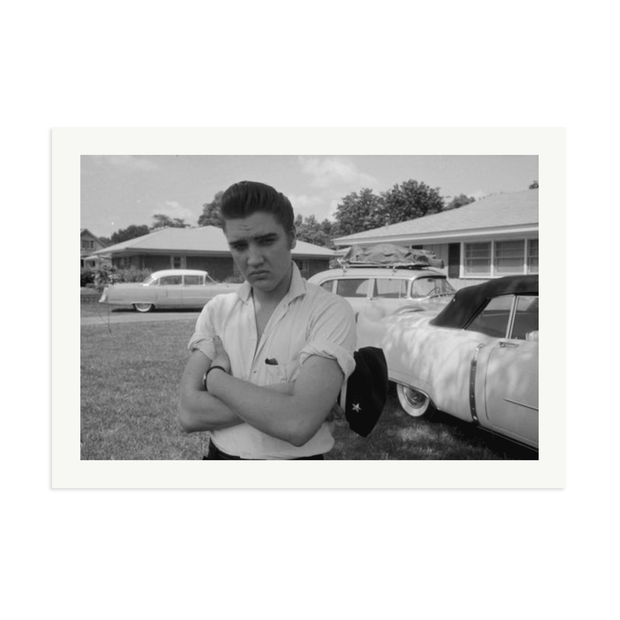 Elvis Presley with his Cadillacs - Paranoid Ranch