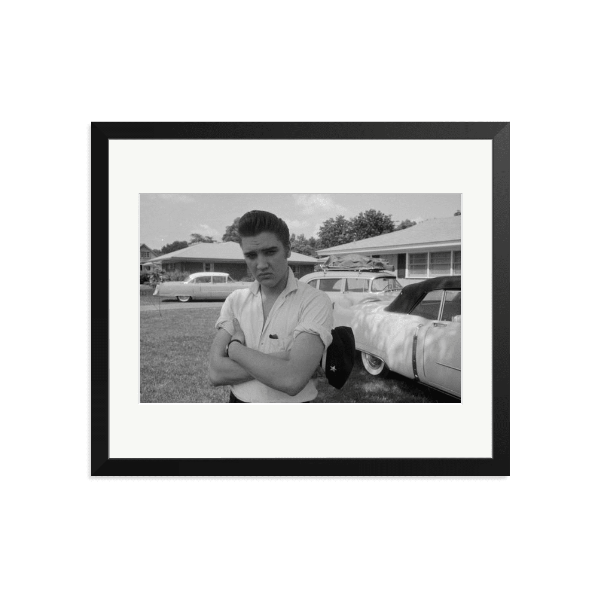 Elvis Presley with his Cadillacs - Paranoid Ranch