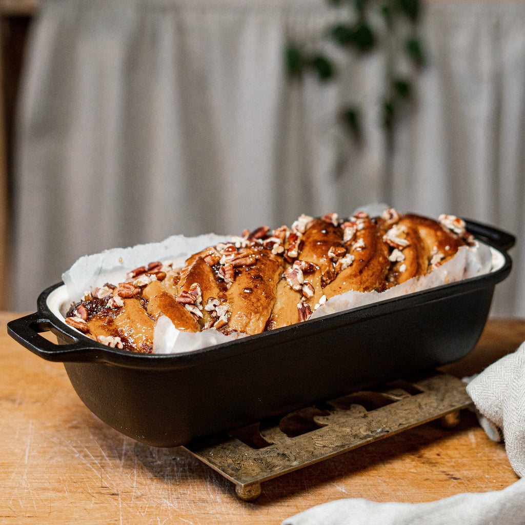 Enamel Lined Cast Iron Baking Pan - Paranoid Ranch