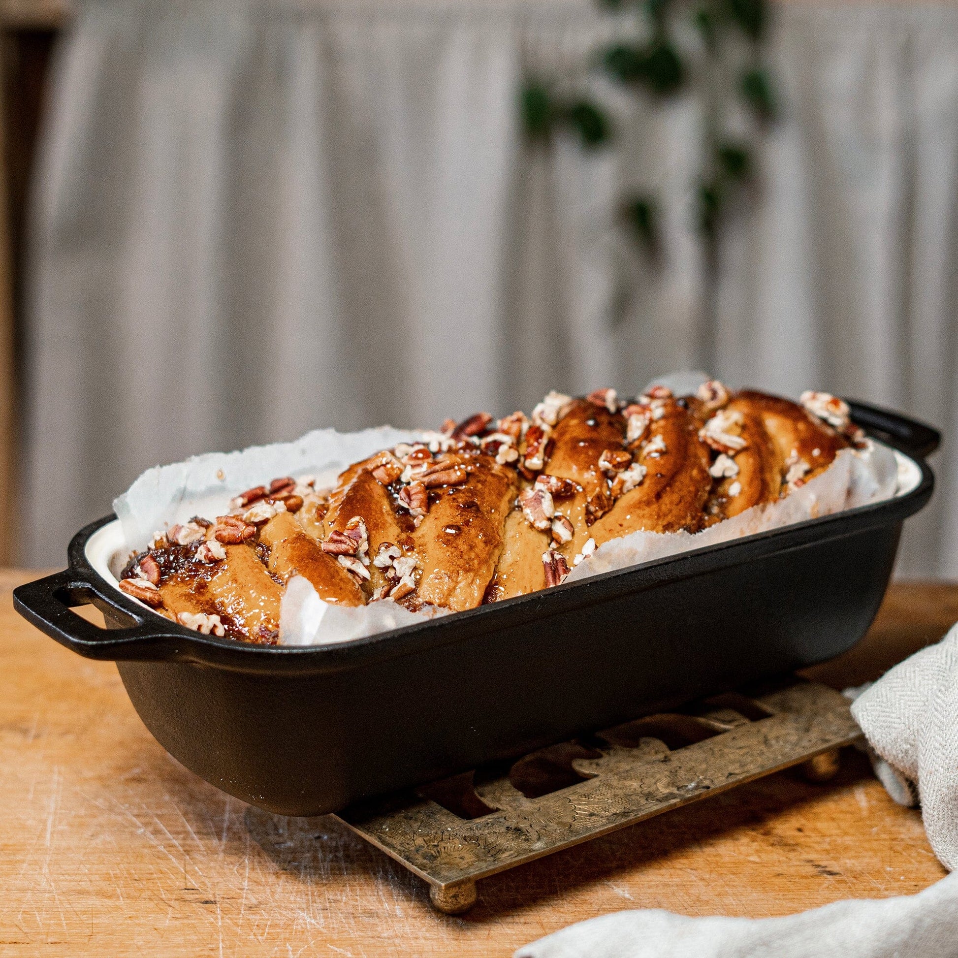 Enamel Lined Cast Iron Baking Pan - Paranoid Ranch