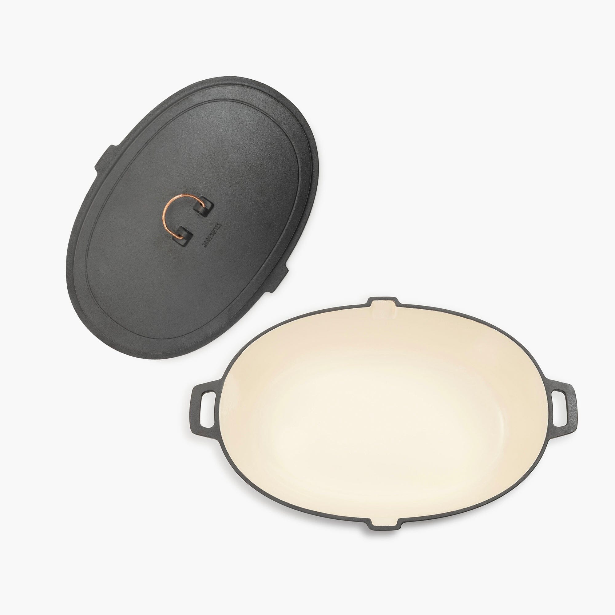 Enamel Lined Cast Iron Roaster - Paranoid Ranch