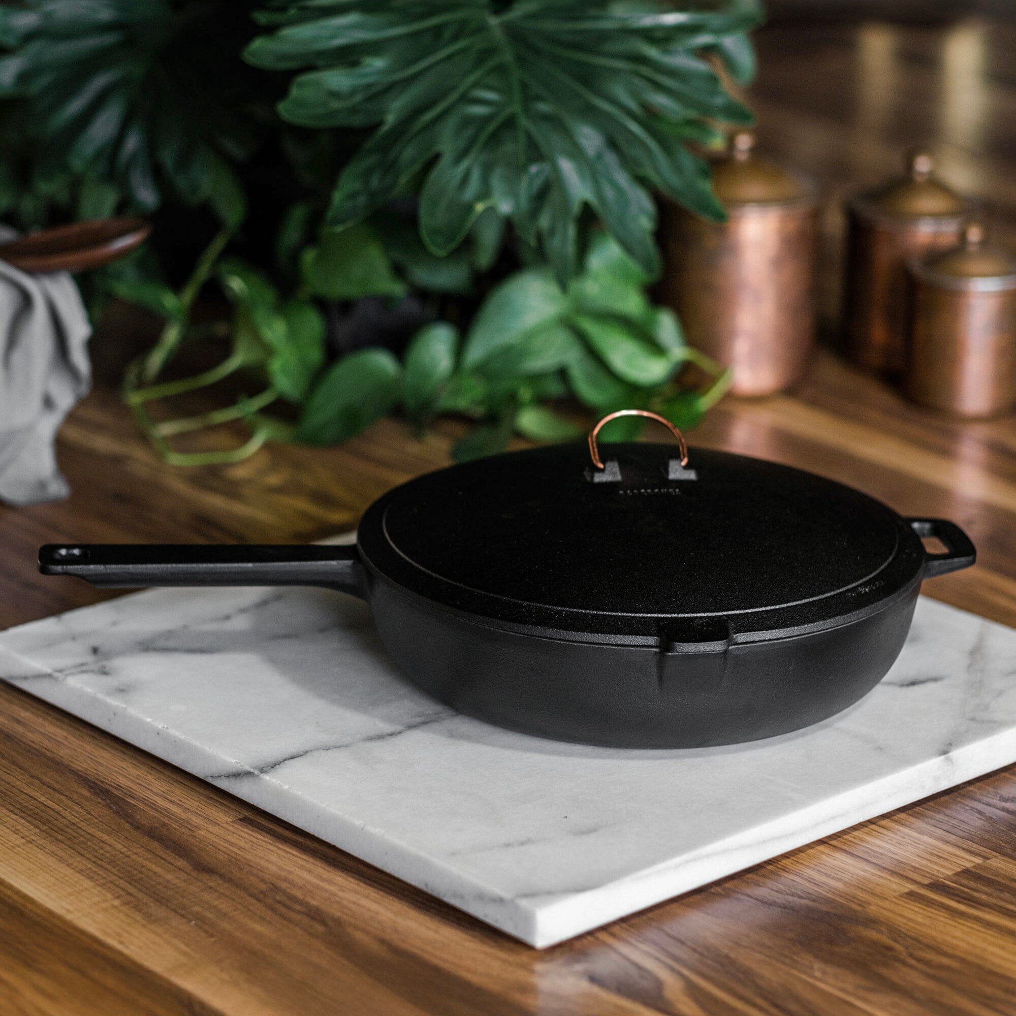 Enamel Lined Cast Iron Skillet - Paranoid Ranch