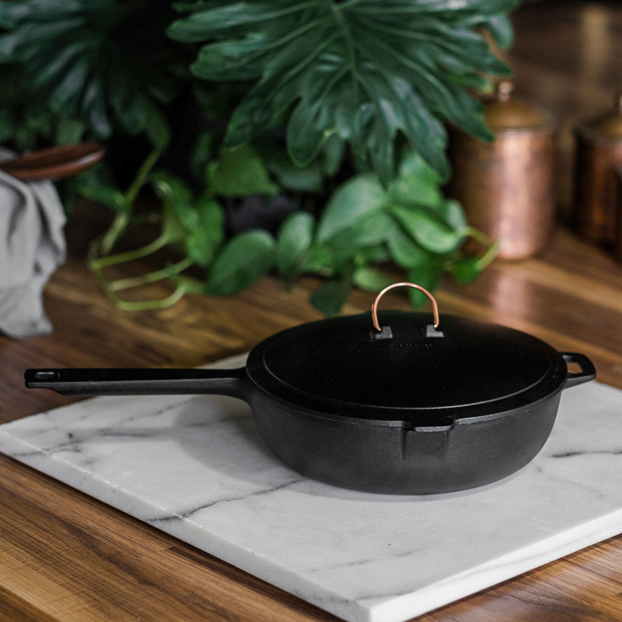 Enamel Lined Cast Iron Skillet - Paranoid Ranch