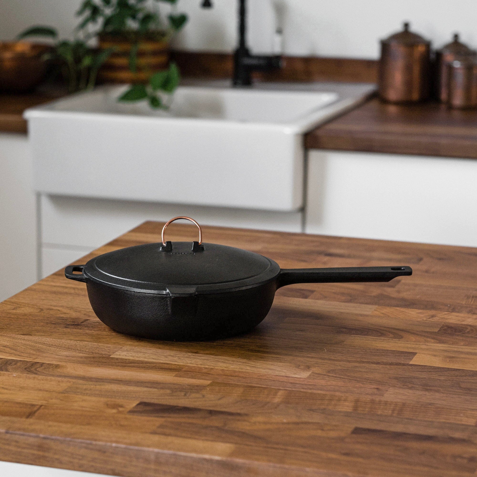 Enamel Lined Cast Iron Skillet - Paranoid Ranch