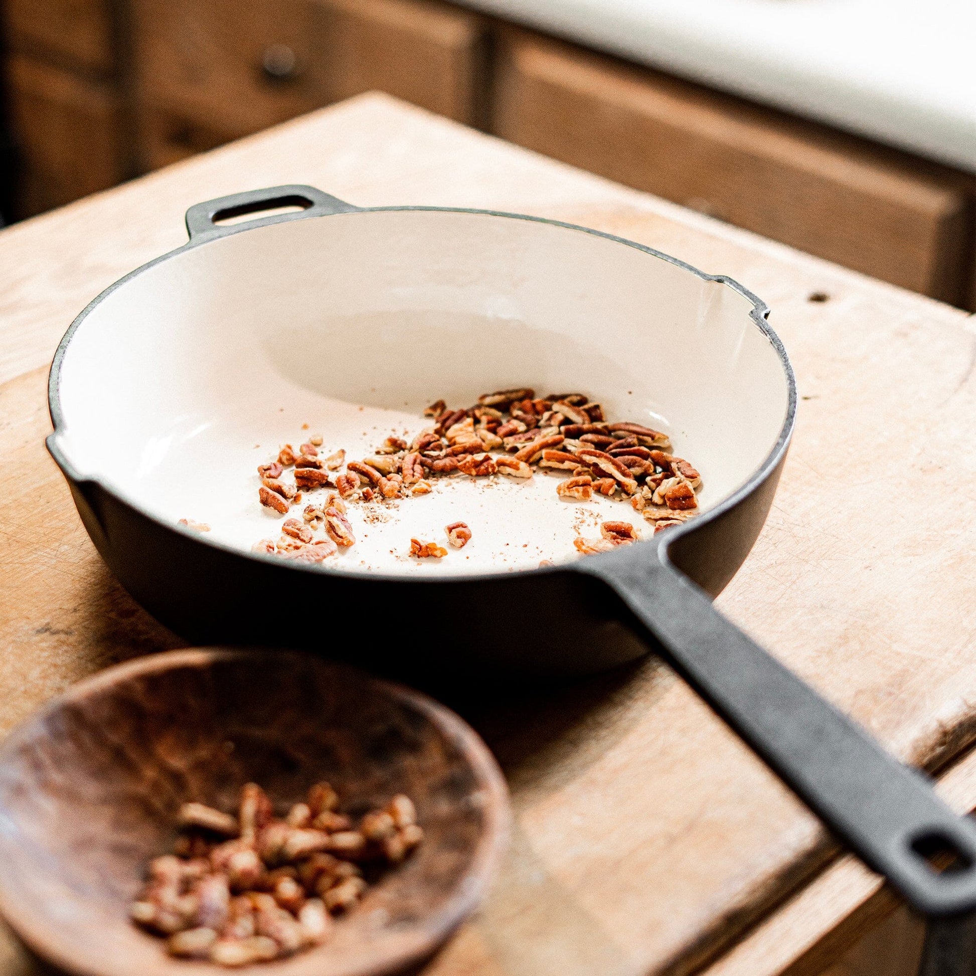Enamel Lined Cast Iron Skillet - Paranoid Ranch