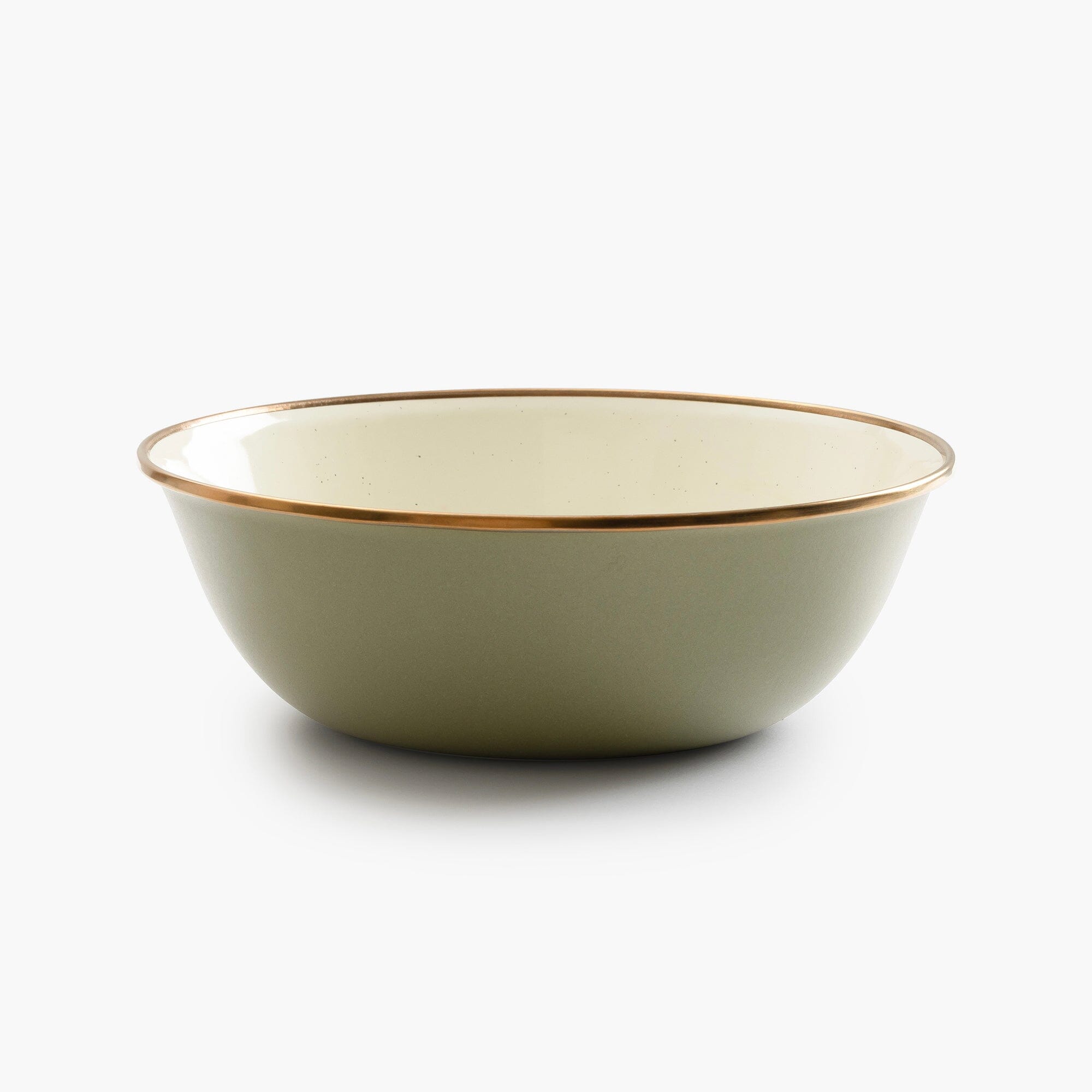 Enamelware 2 - Tone Dining Collection - Olive Drab - Paranoid Ranch