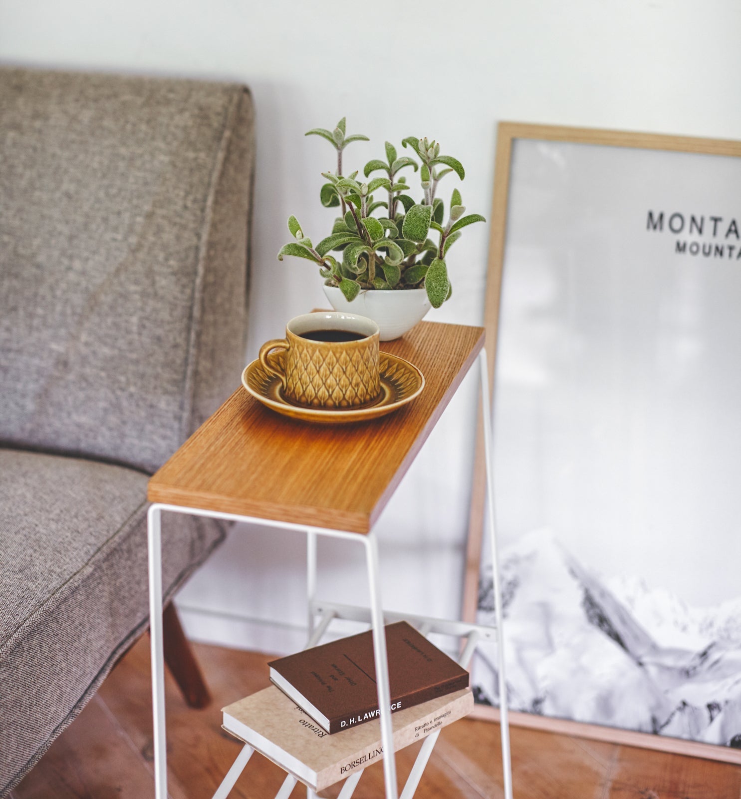 End Table (22" H) - Steel + Wood - Paranoid Ranch