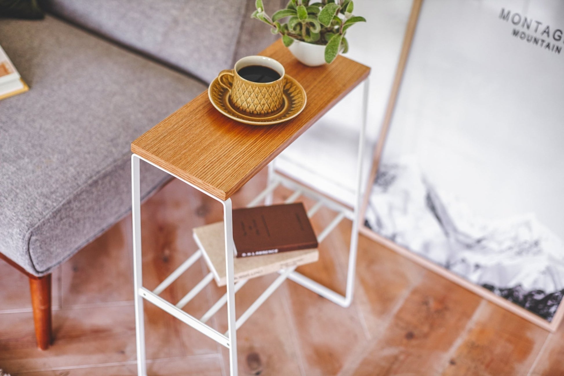 End Table (22" H) - Steel + Wood - Paranoid Ranch