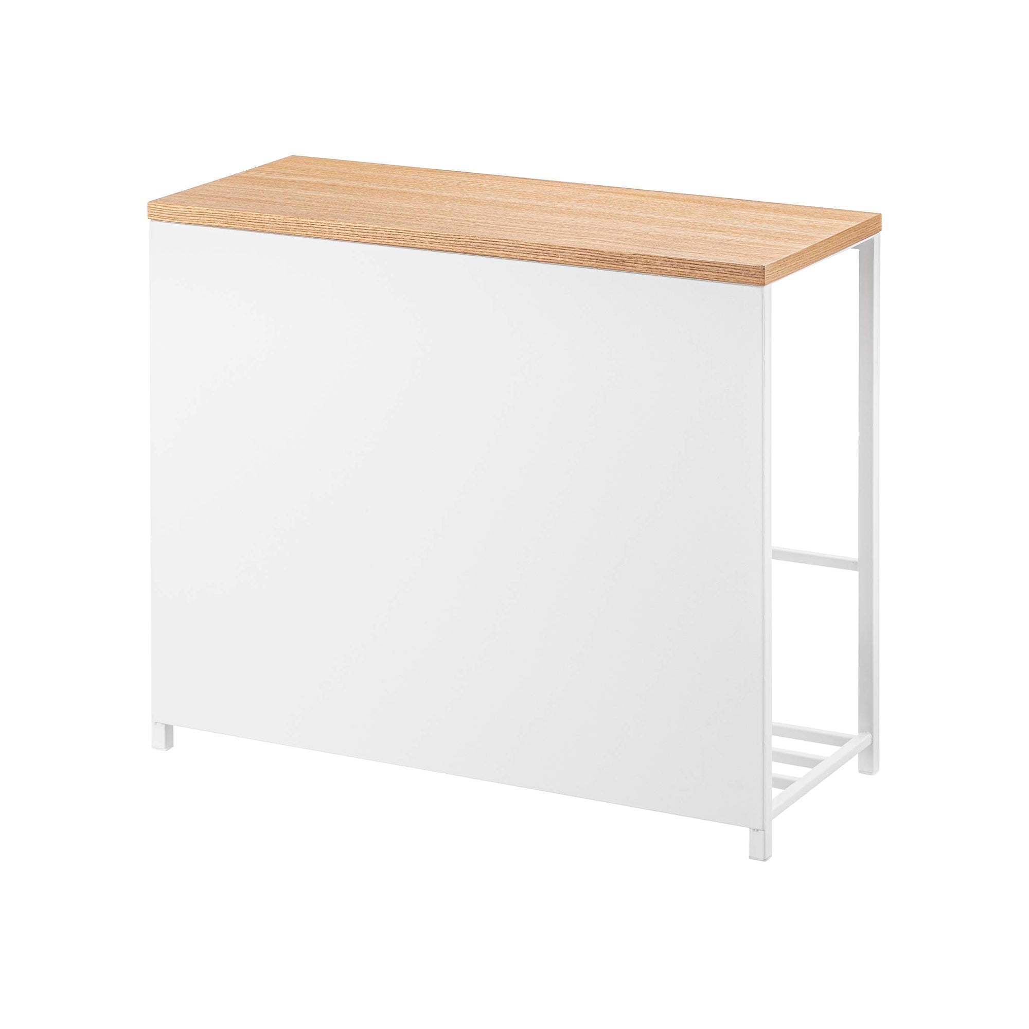 Entryway Storage Organizer & Bench (18" H) - Steel + Wood - Paranoid Ranch