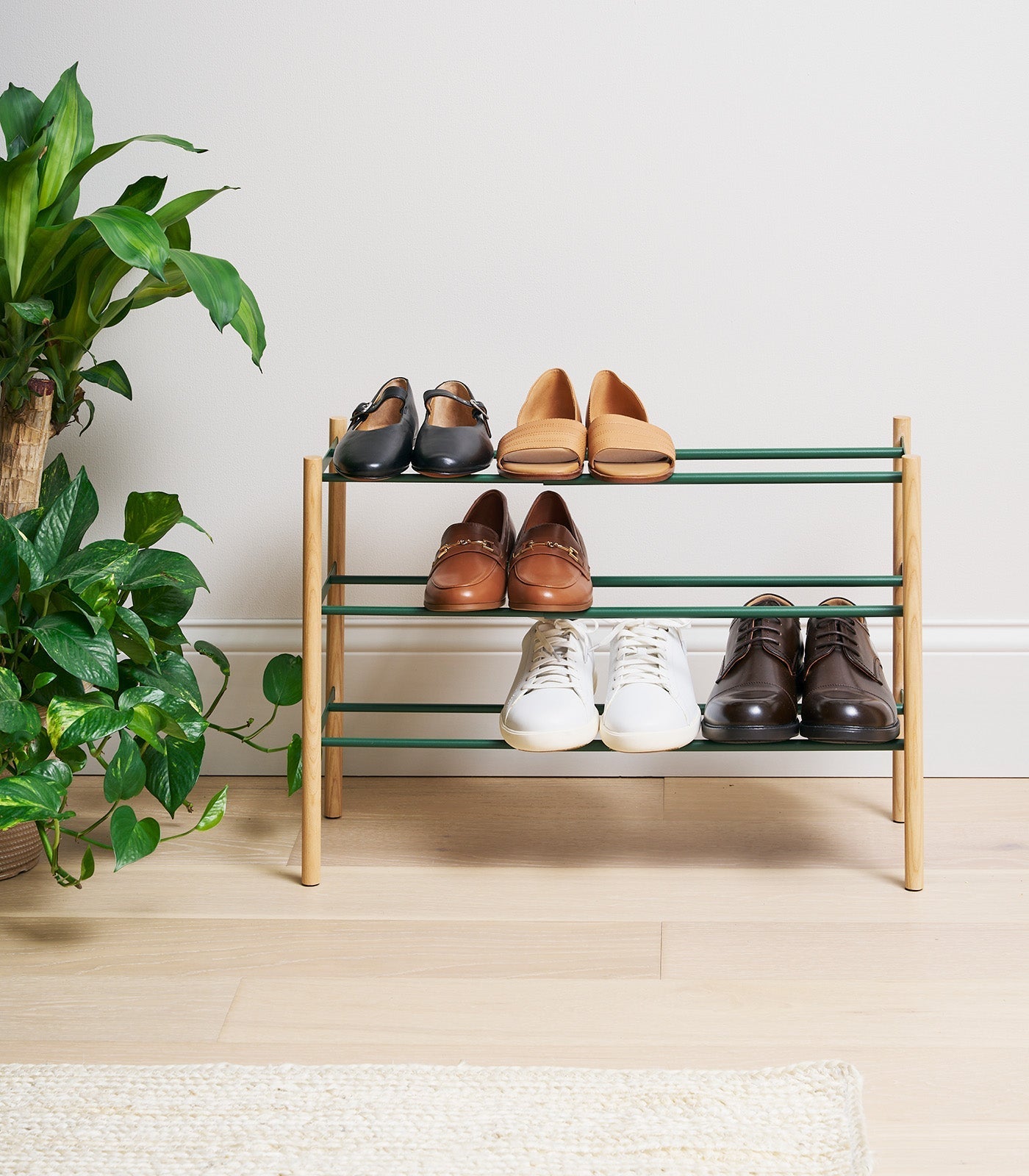 Expandable Shoe Rack (18" H) - Steel - Paranoid Ranch