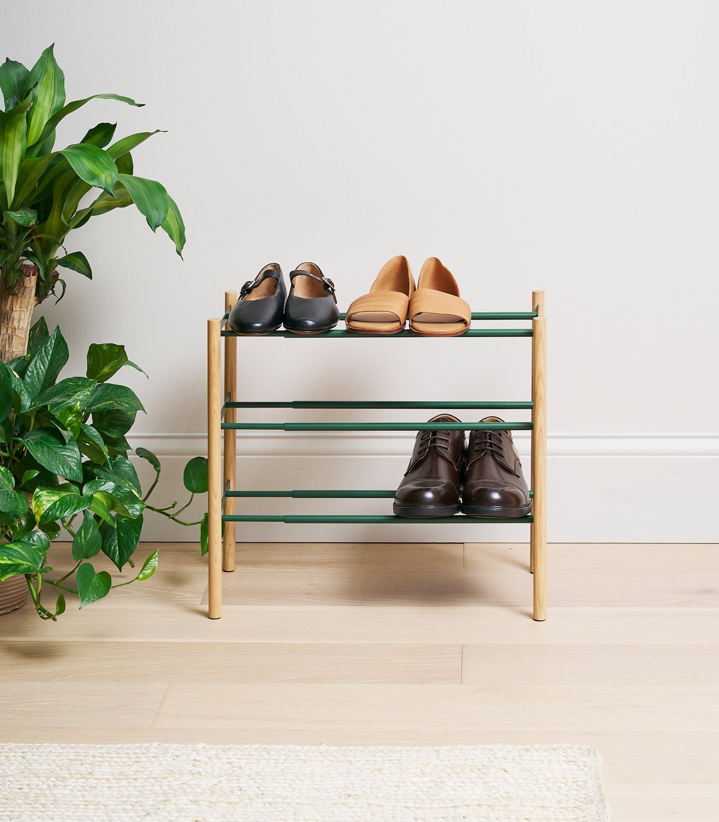 Expandable Shoe Rack (18" H) - Steel - Paranoid Ranch