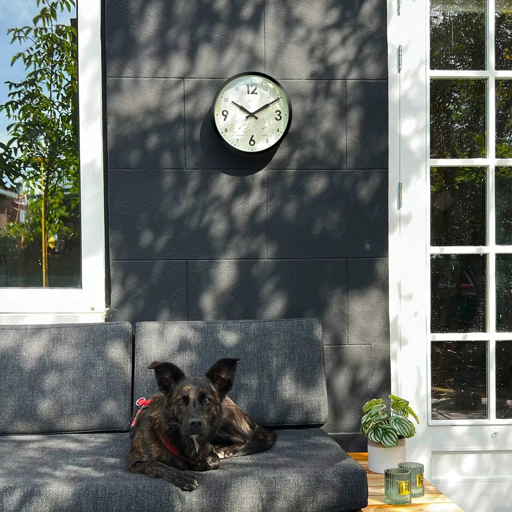 Factory Black Outdoor Clock - Paranoid Ranch