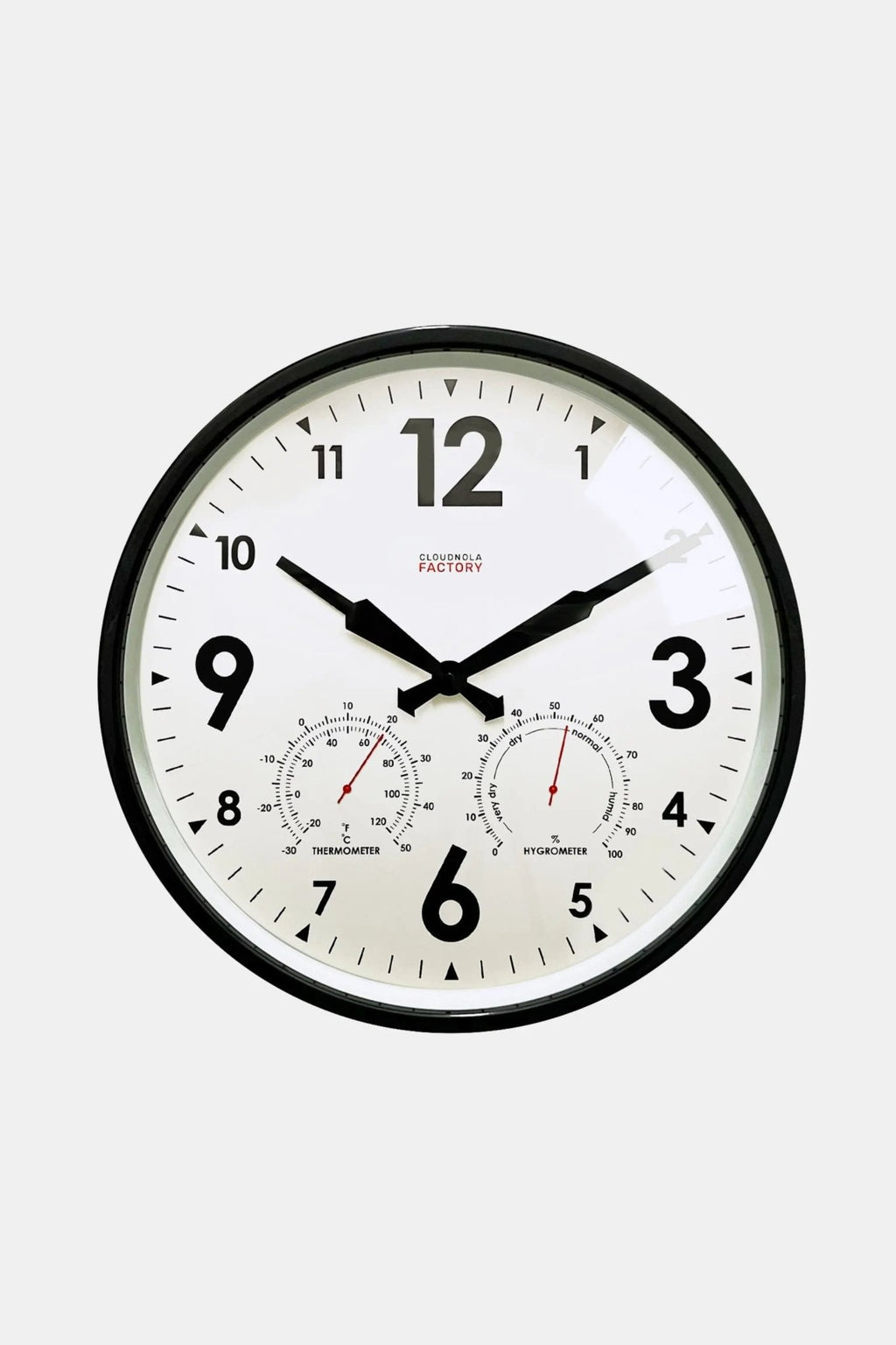 Factory Black Outdoor Clock - Paranoid Ranch