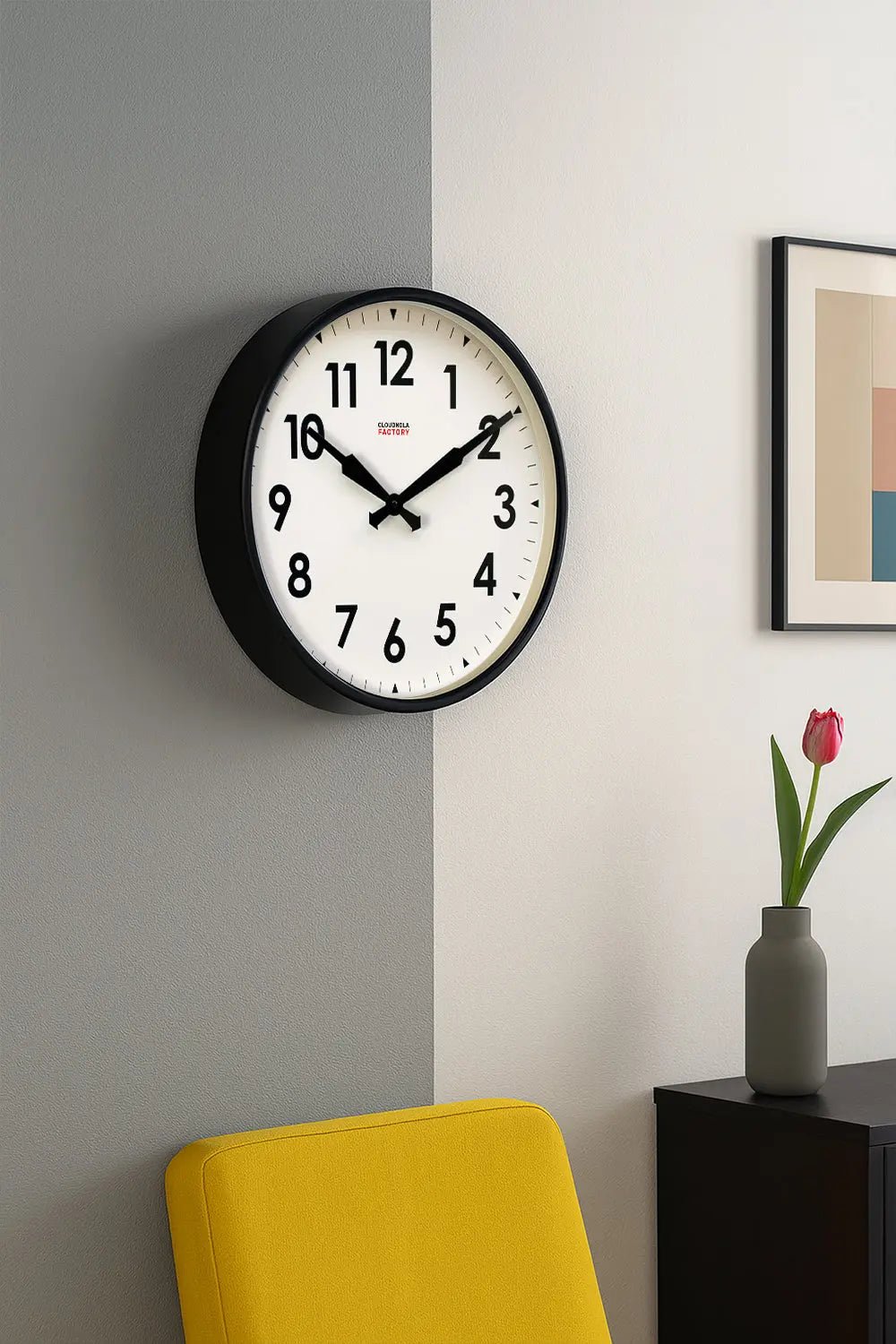 Factory Black XL Clock - Paranoid Ranch