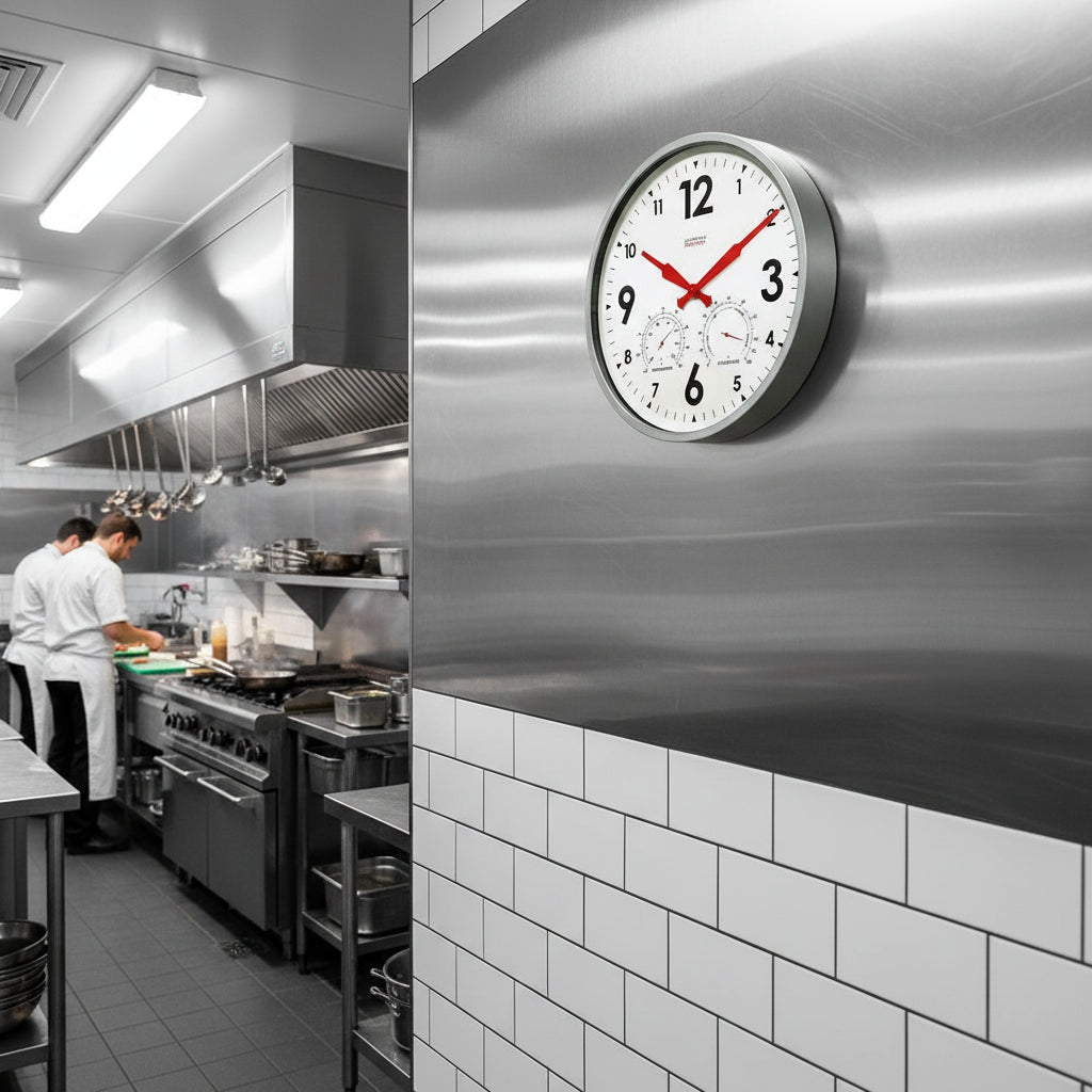 Factory Zinc Outdoor Clock - Paranoid Ranch