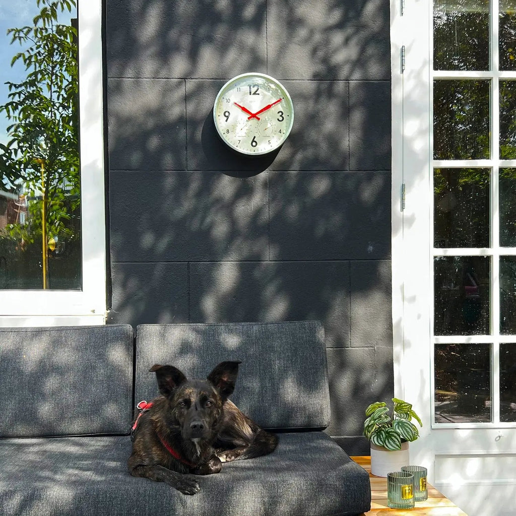 Factory Zinc Outdoor Clock - Paranoid Ranch
