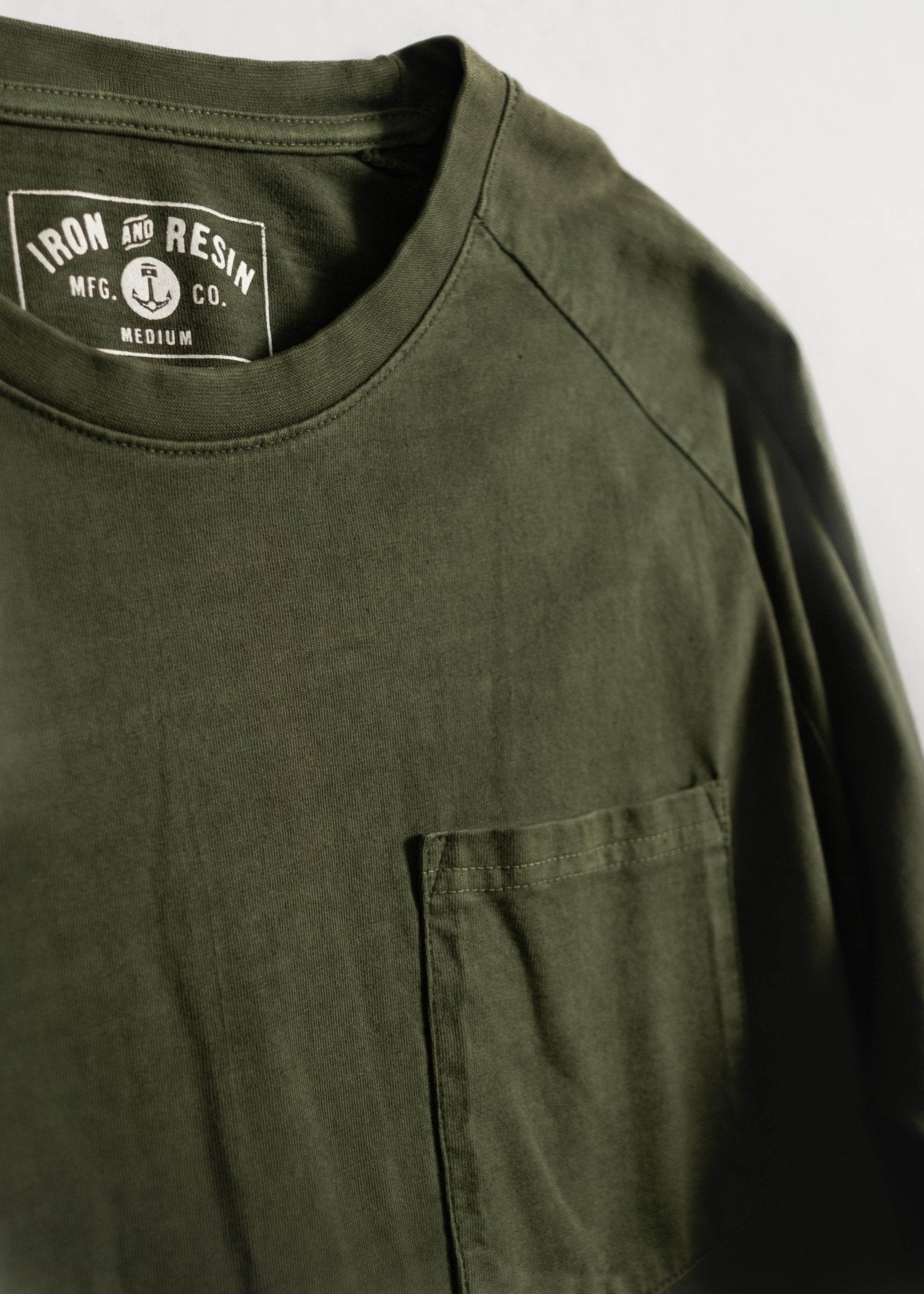 Faded Pocket Raglan - Paranoid Ranch