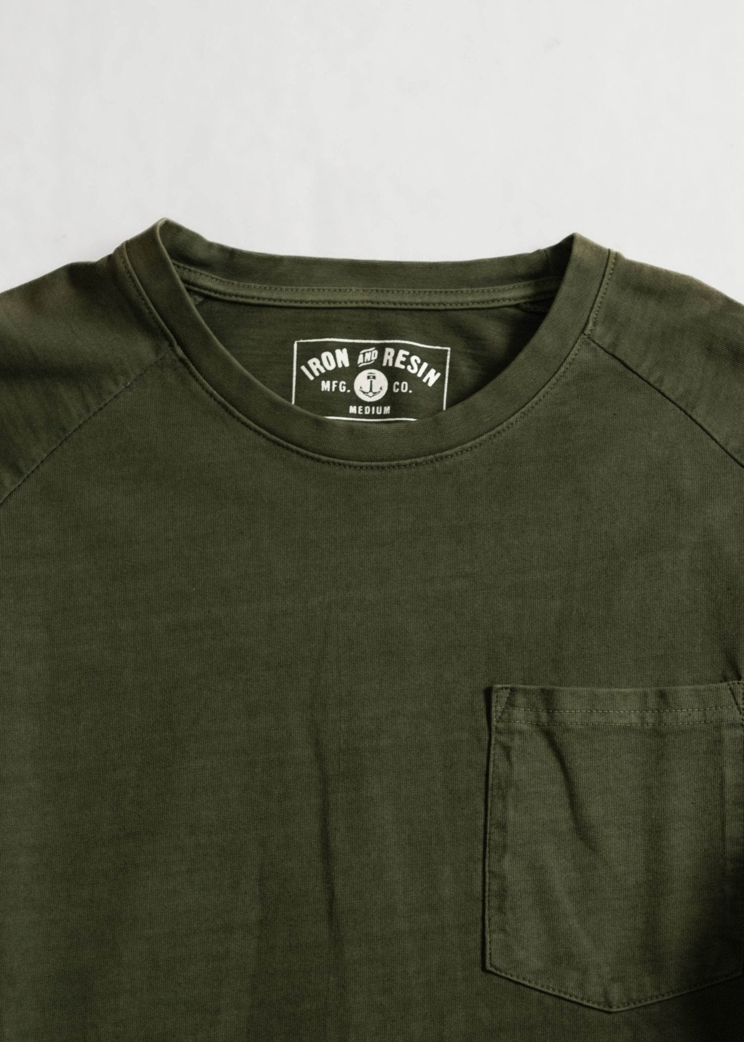 Faded Pocket Raglan - Paranoid Ranch