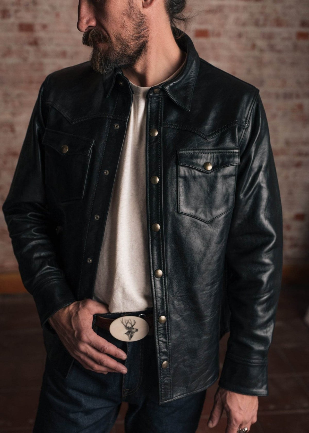 Fence Horse Hide Shirt - Paranoid Ranch