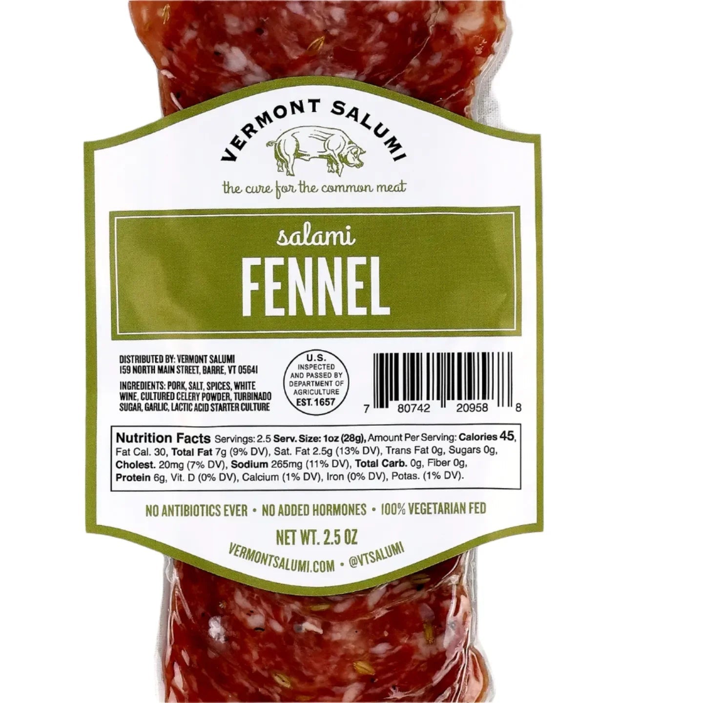 Fennel Sliced Salami - Paranoid Ranch