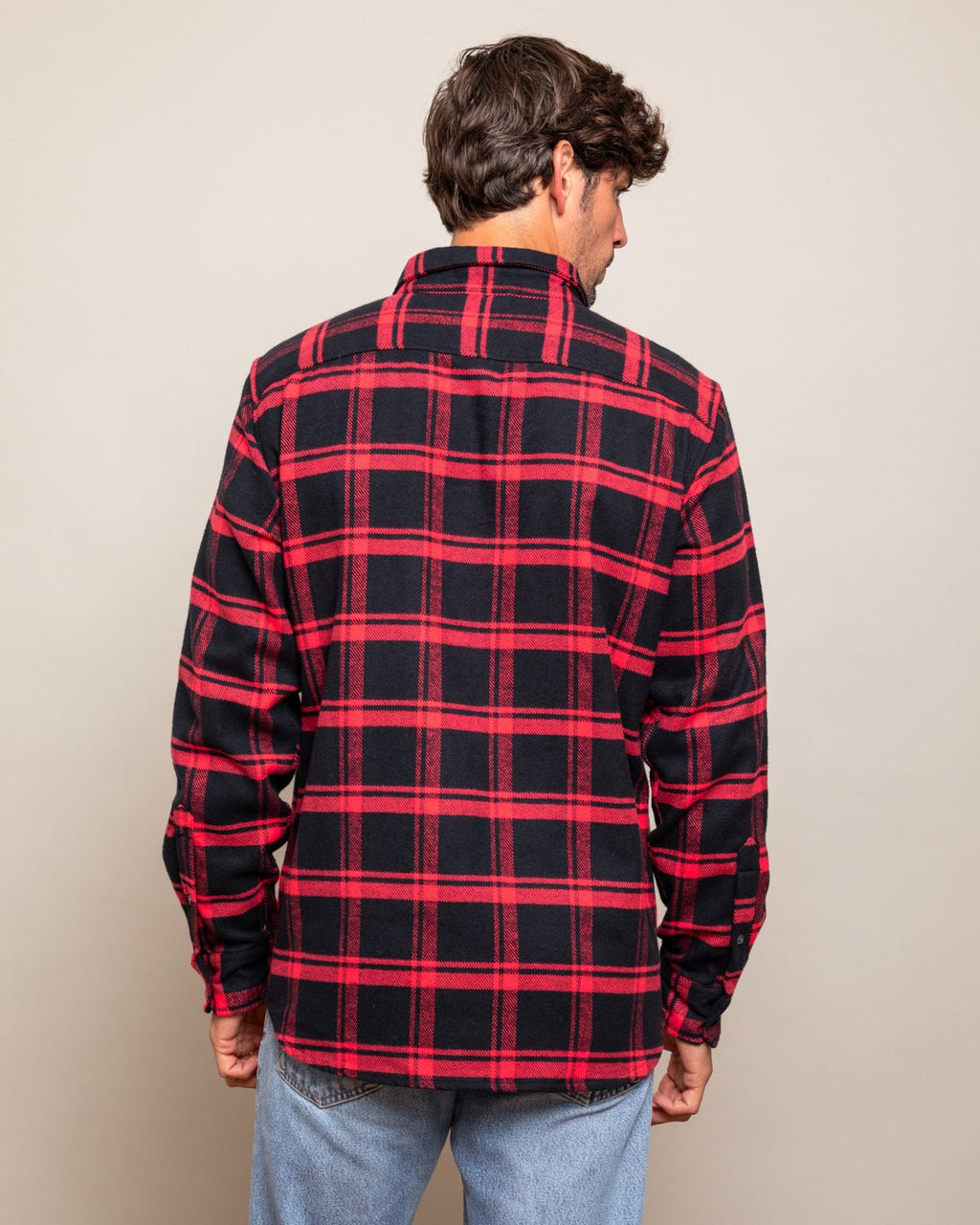 Field Grand Flannel, Huntsman Plaid in Black - Paranoid Ranch