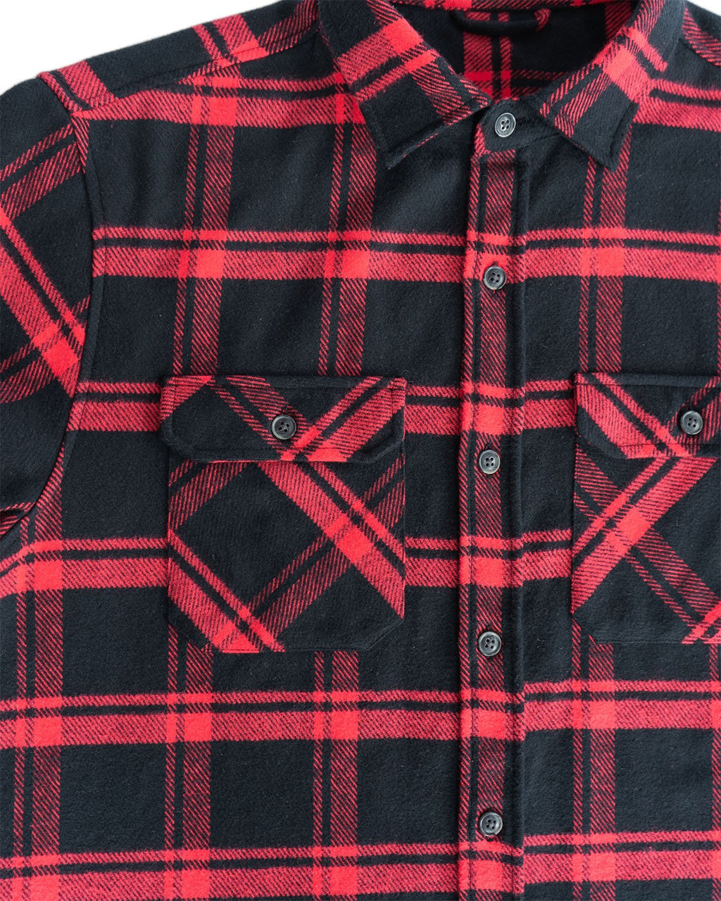 Field Grand Flannel, Huntsman Plaid in Black - Paranoid Ranch