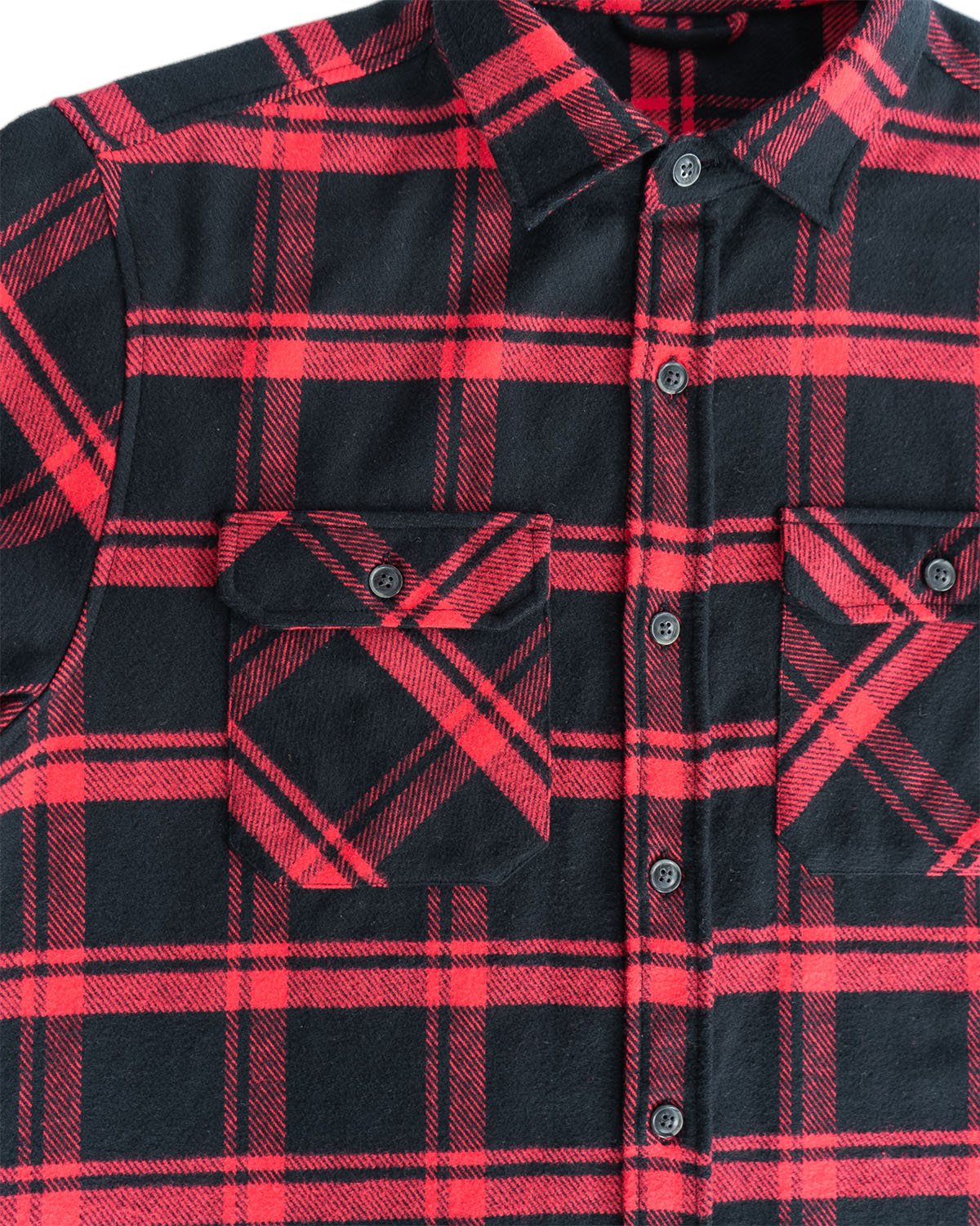 Field Grand Flannel, Huntsman Plaid in Black - Paranoid Ranch