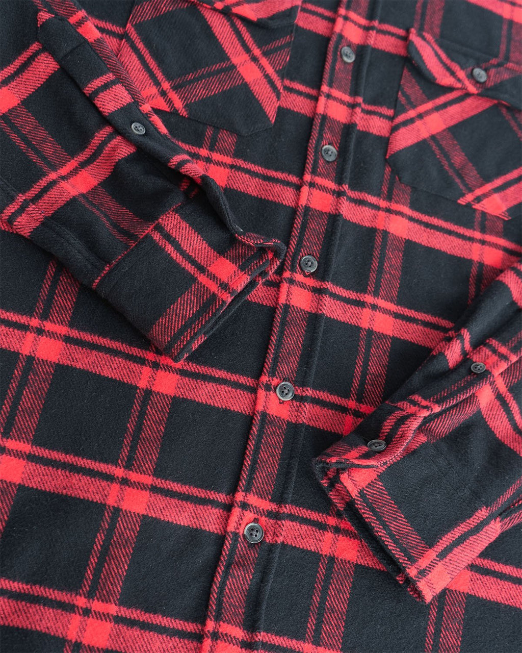 Field Grand Flannel, Huntsman Plaid in Black - Paranoid Ranch