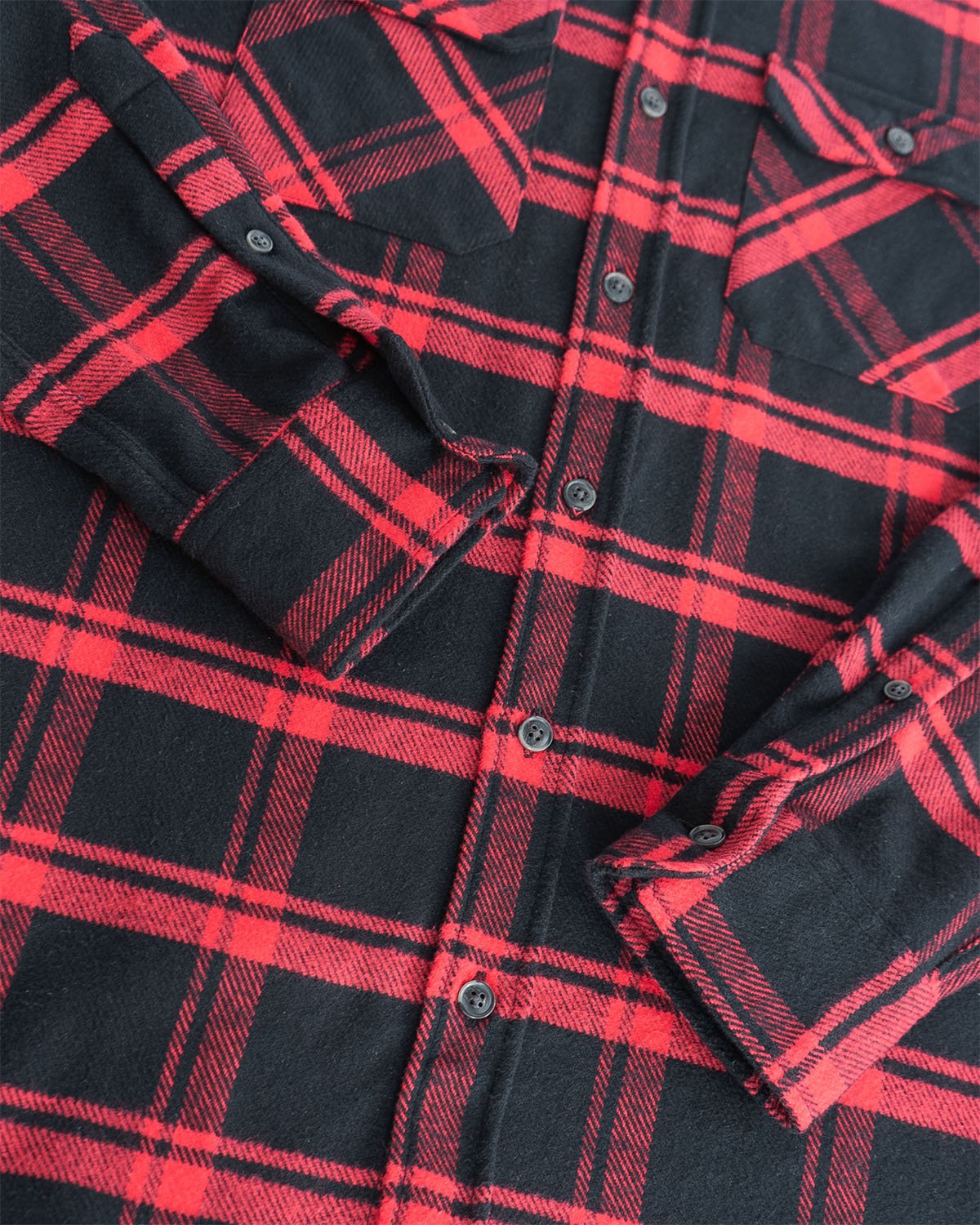 Field Grand Flannel, Huntsman Plaid in Black - Paranoid Ranch