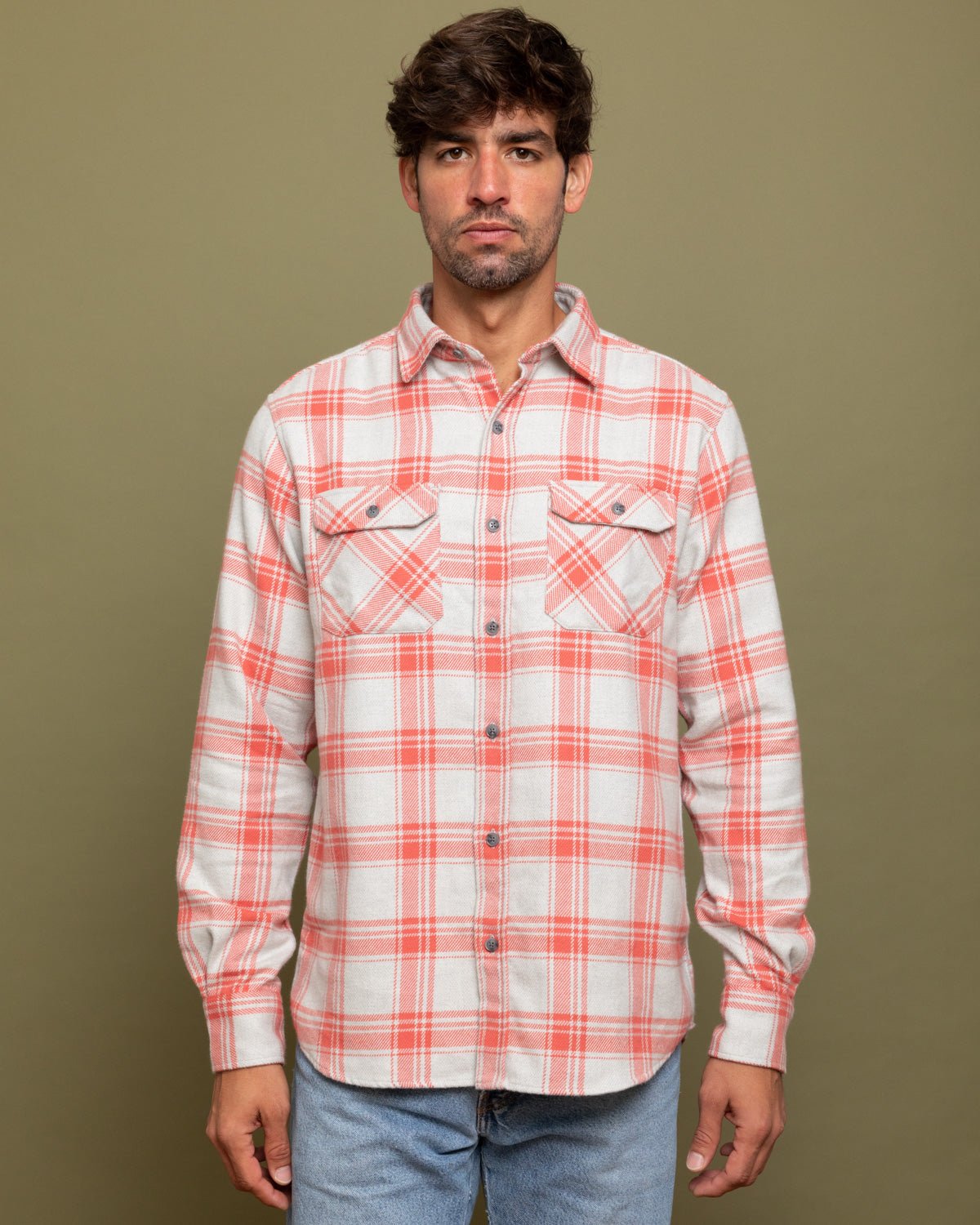 Field Grand Flannel, Oatmeal - Paranoid Ranch