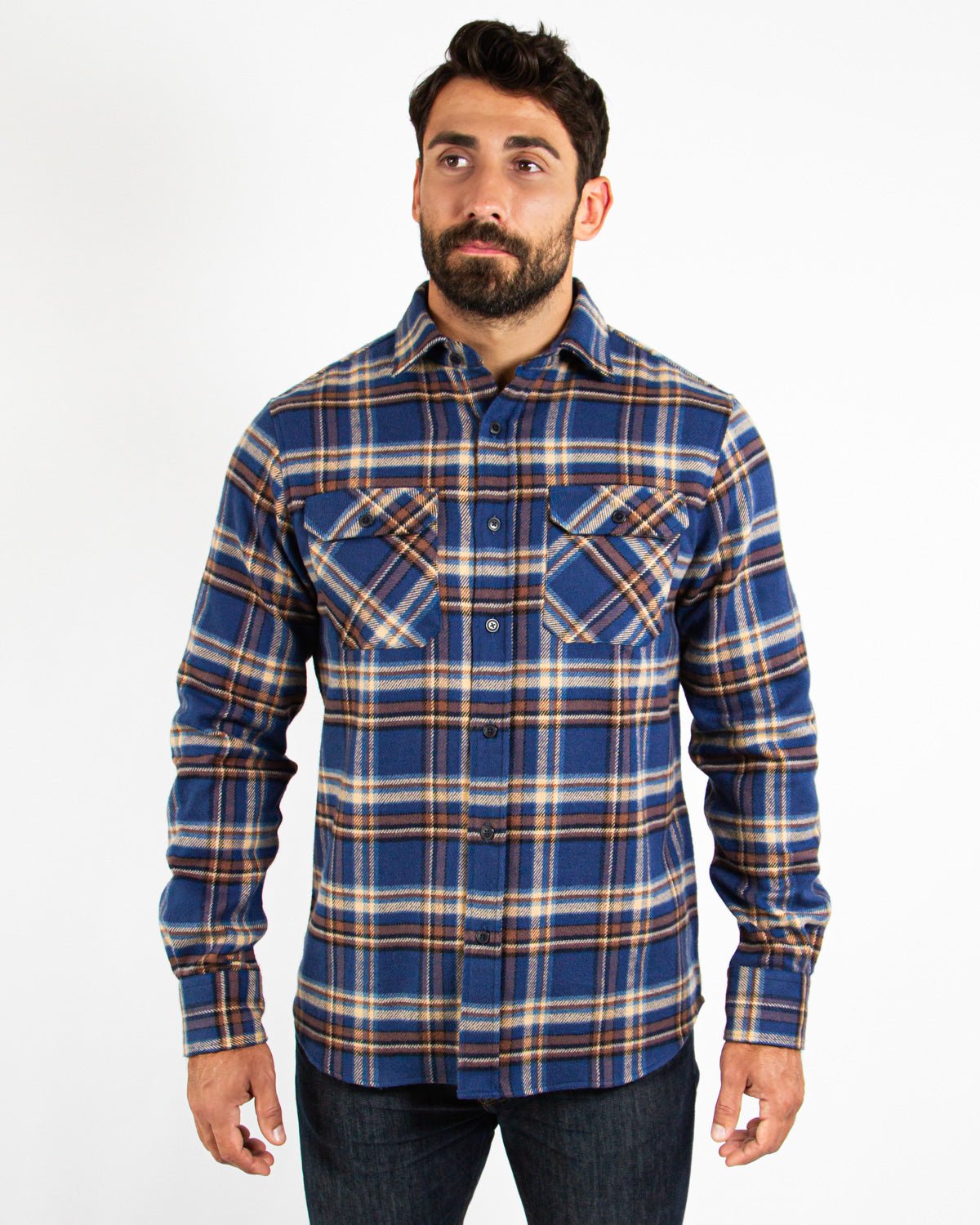 Field Grand Flannel, Pecan Plaid - Paranoid Ranch