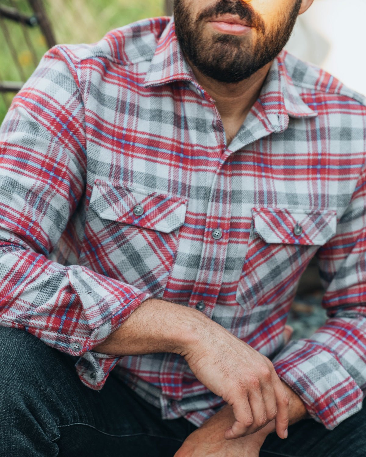 Field Grand Flannel, Sedona Red - Paranoid Ranch